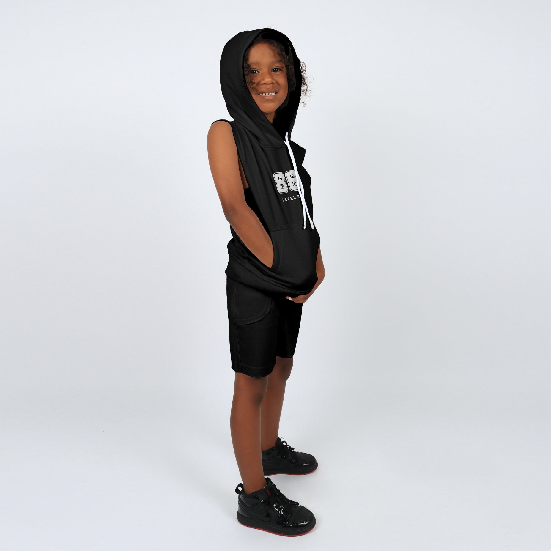 Conjunto niño Level up negro