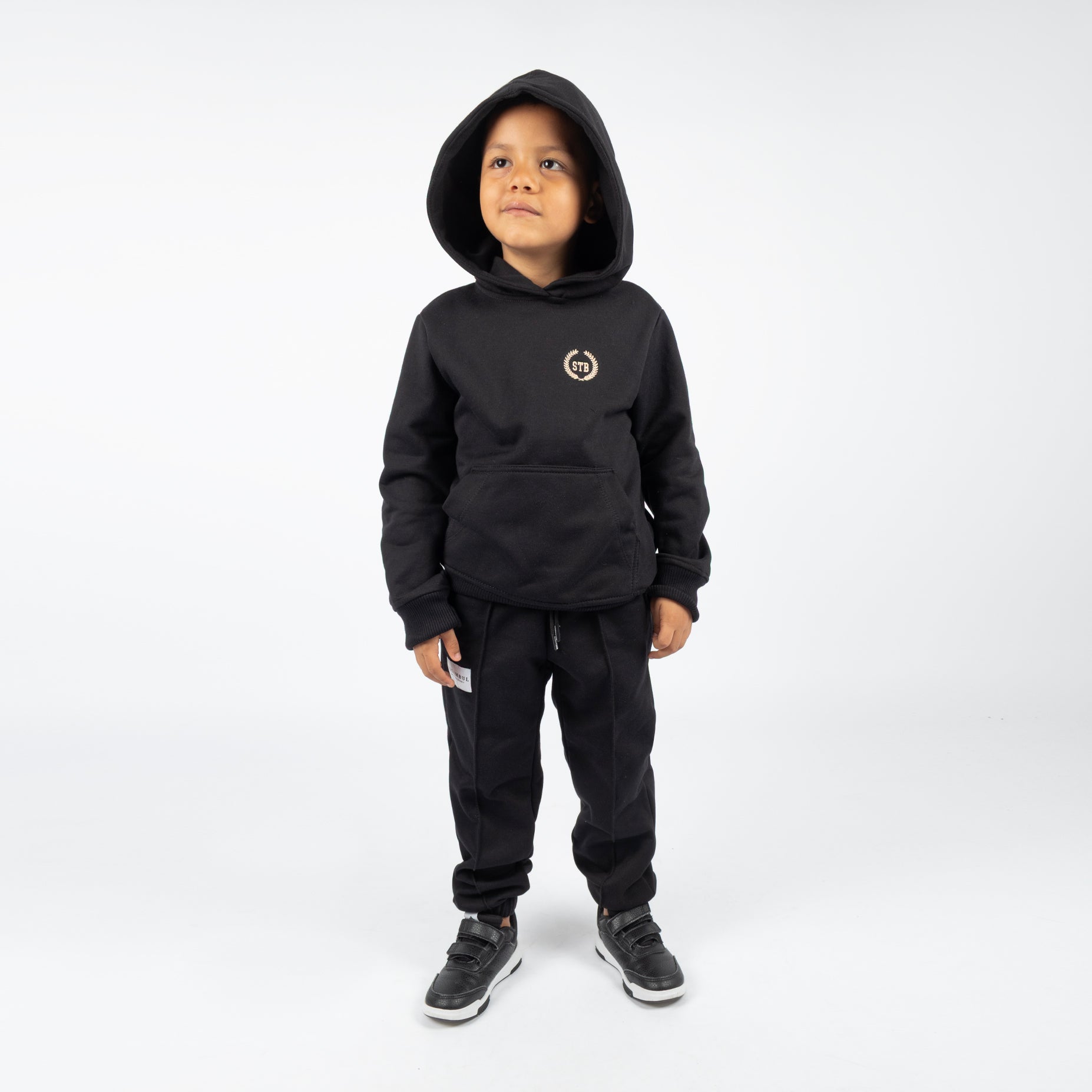 Conjunto niño sudadera negro