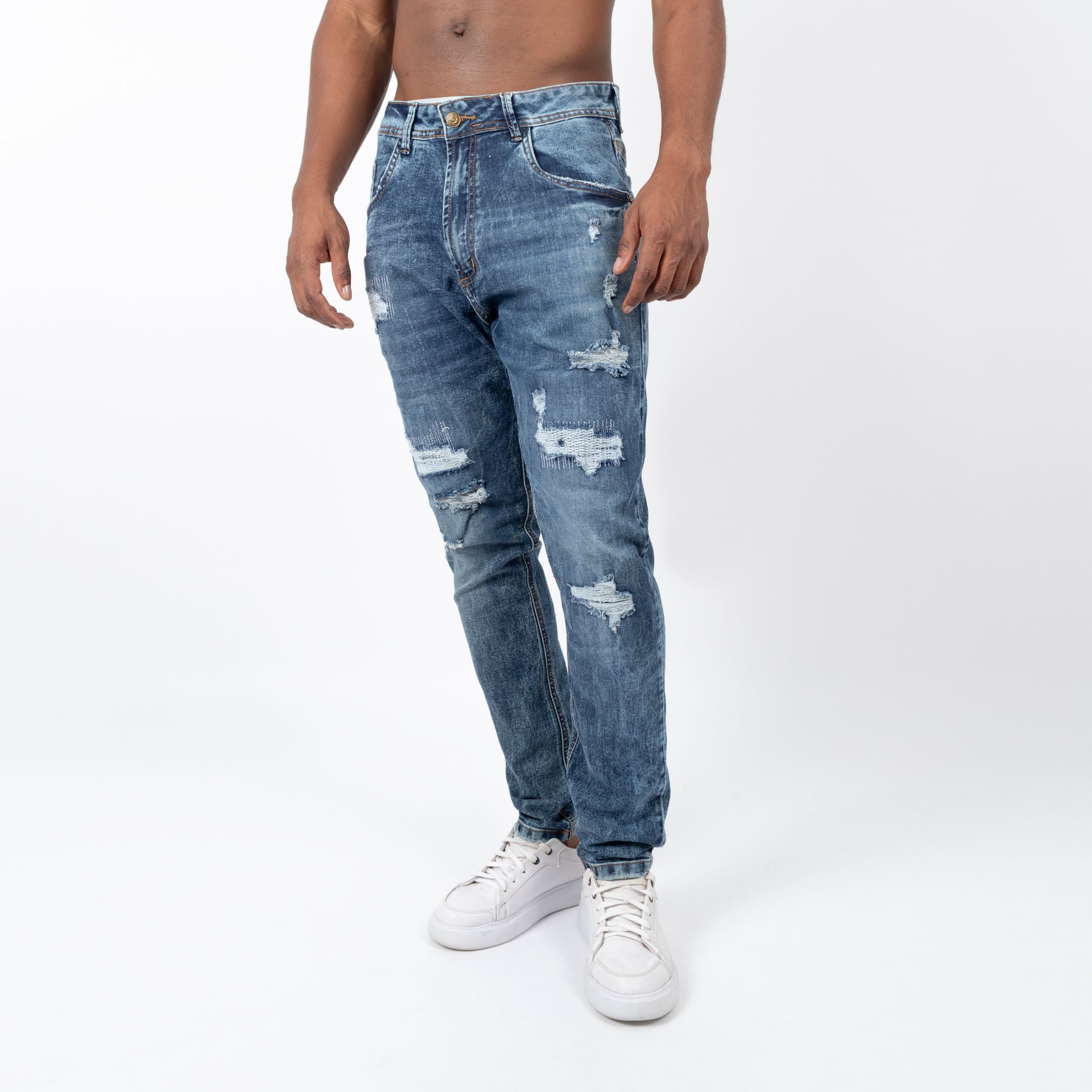 Jean hombre skinny bordado
