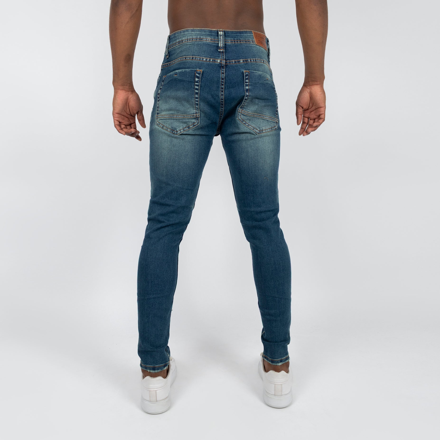 Jean hombre skinny desgaste