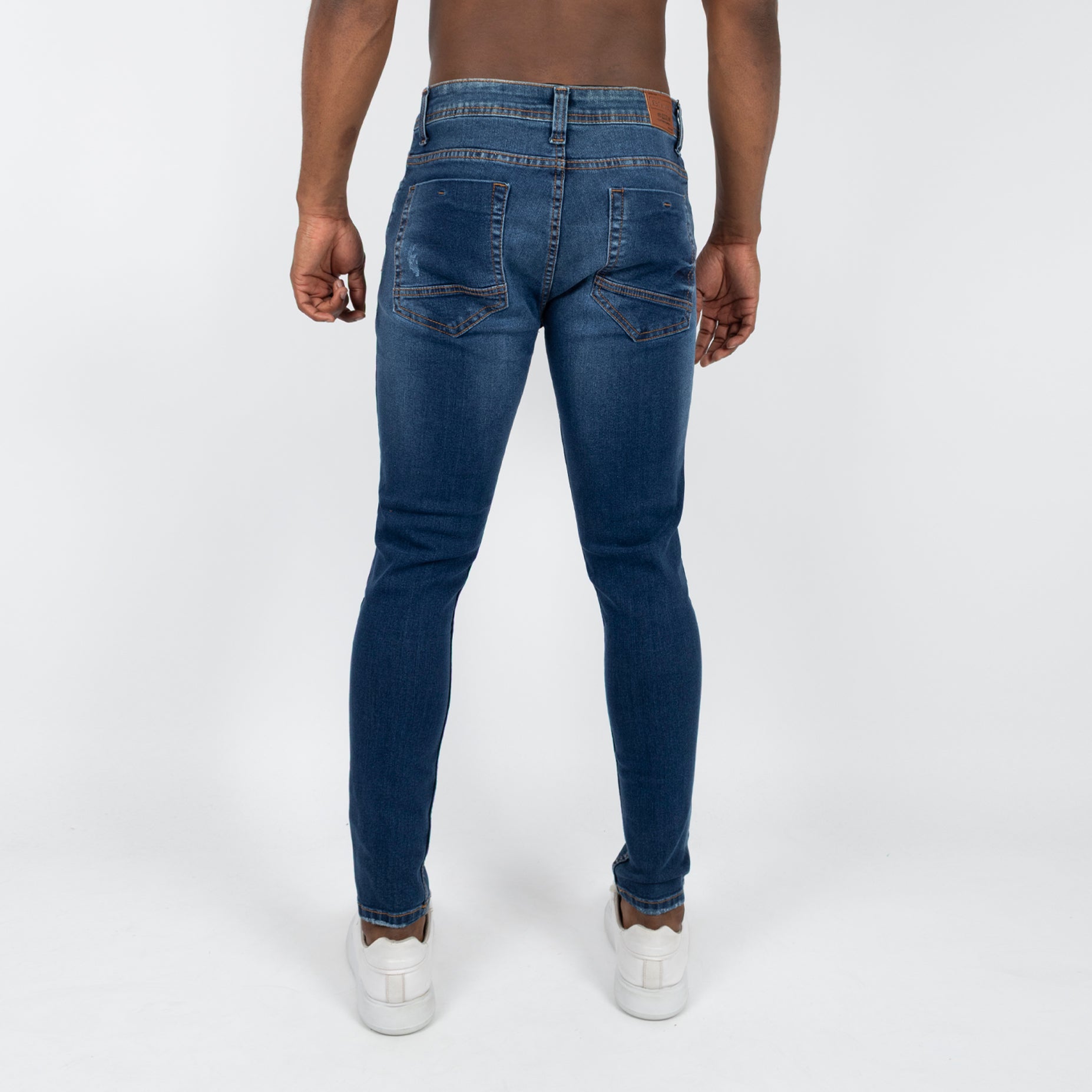 Jean hombre skinny azul medio