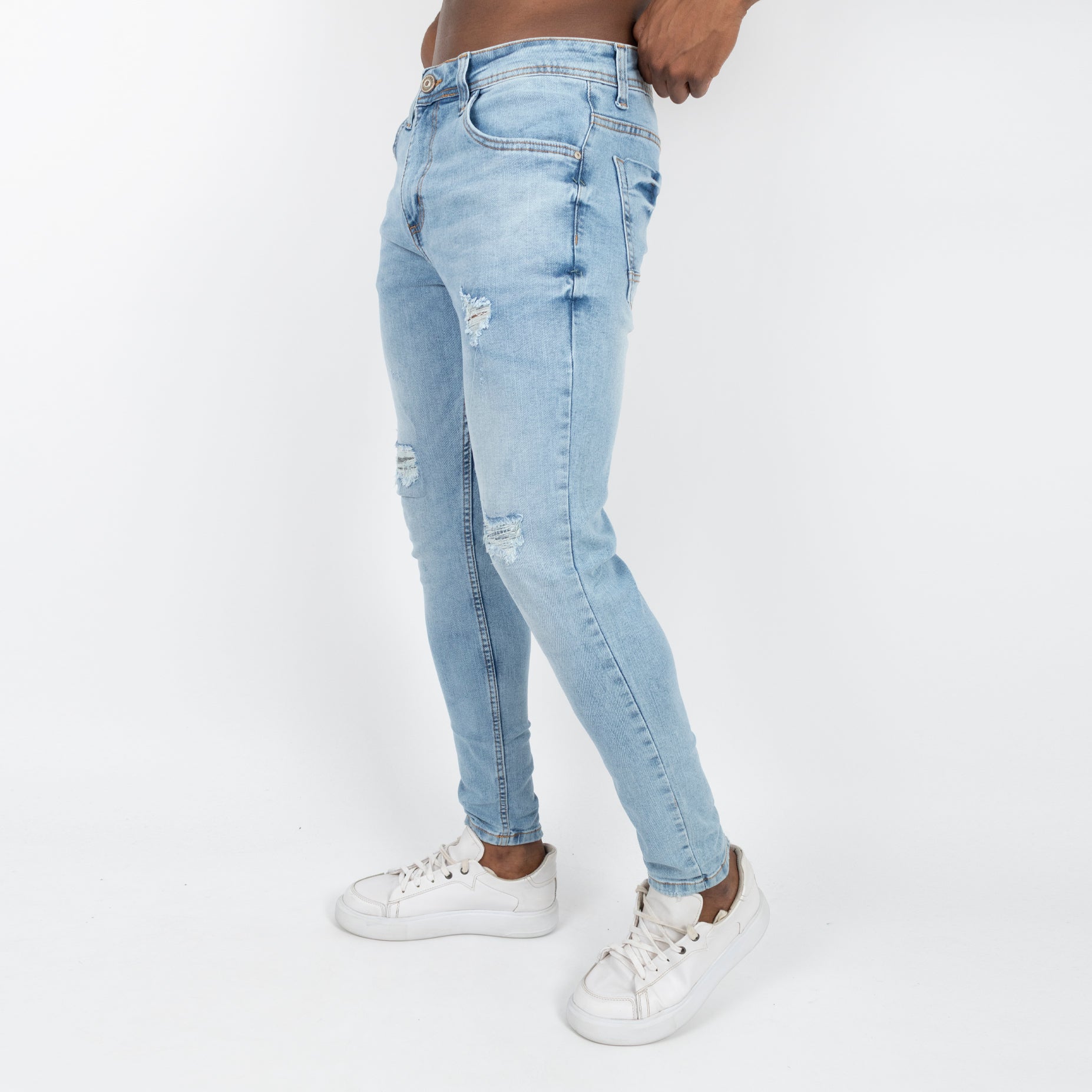 Jean hombre skinny azul claro