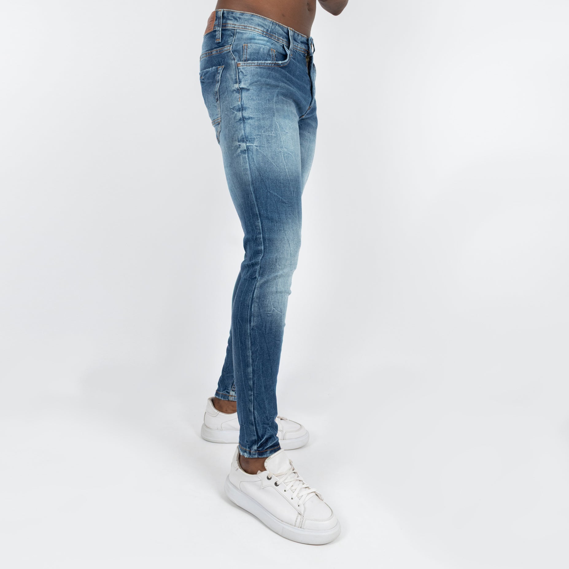 Jean hombre skinny azul