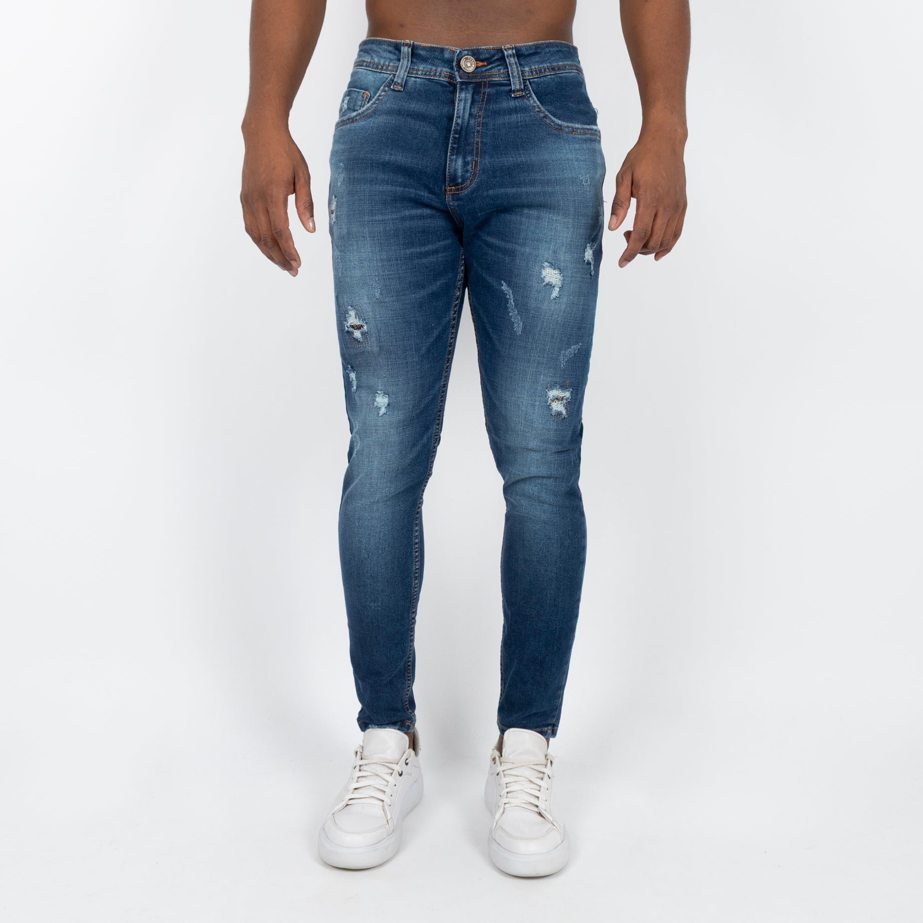 Jean hombre skinny desgaste