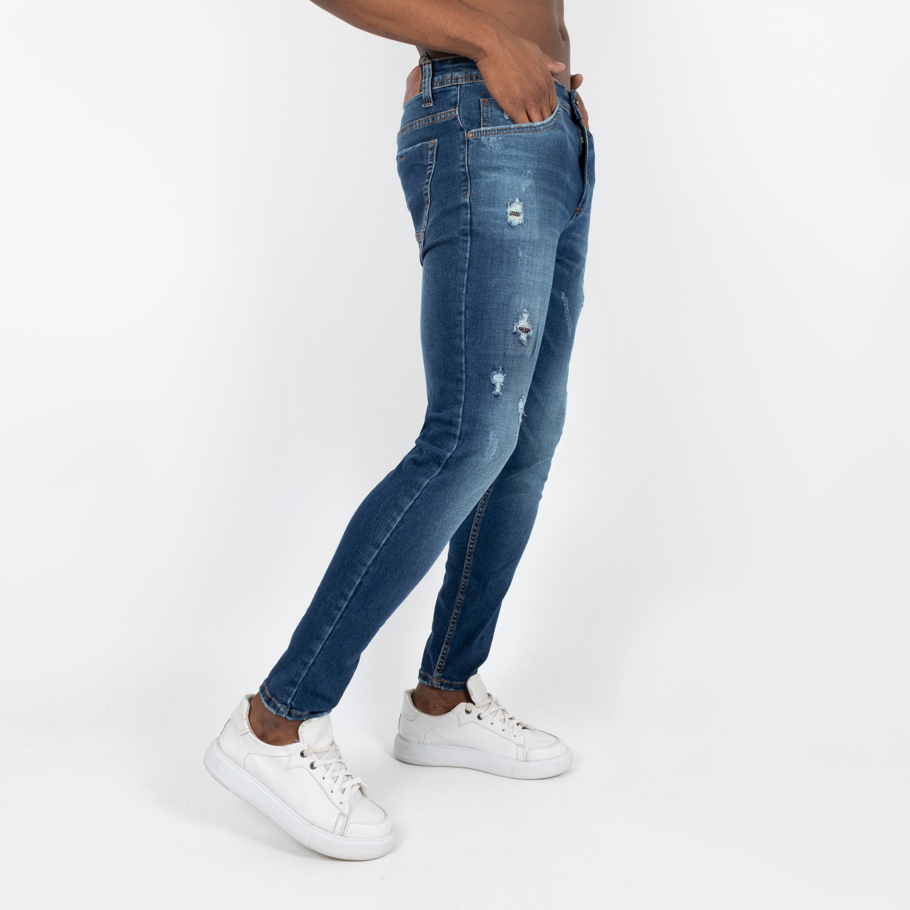 Jean hombre skinny desgaste