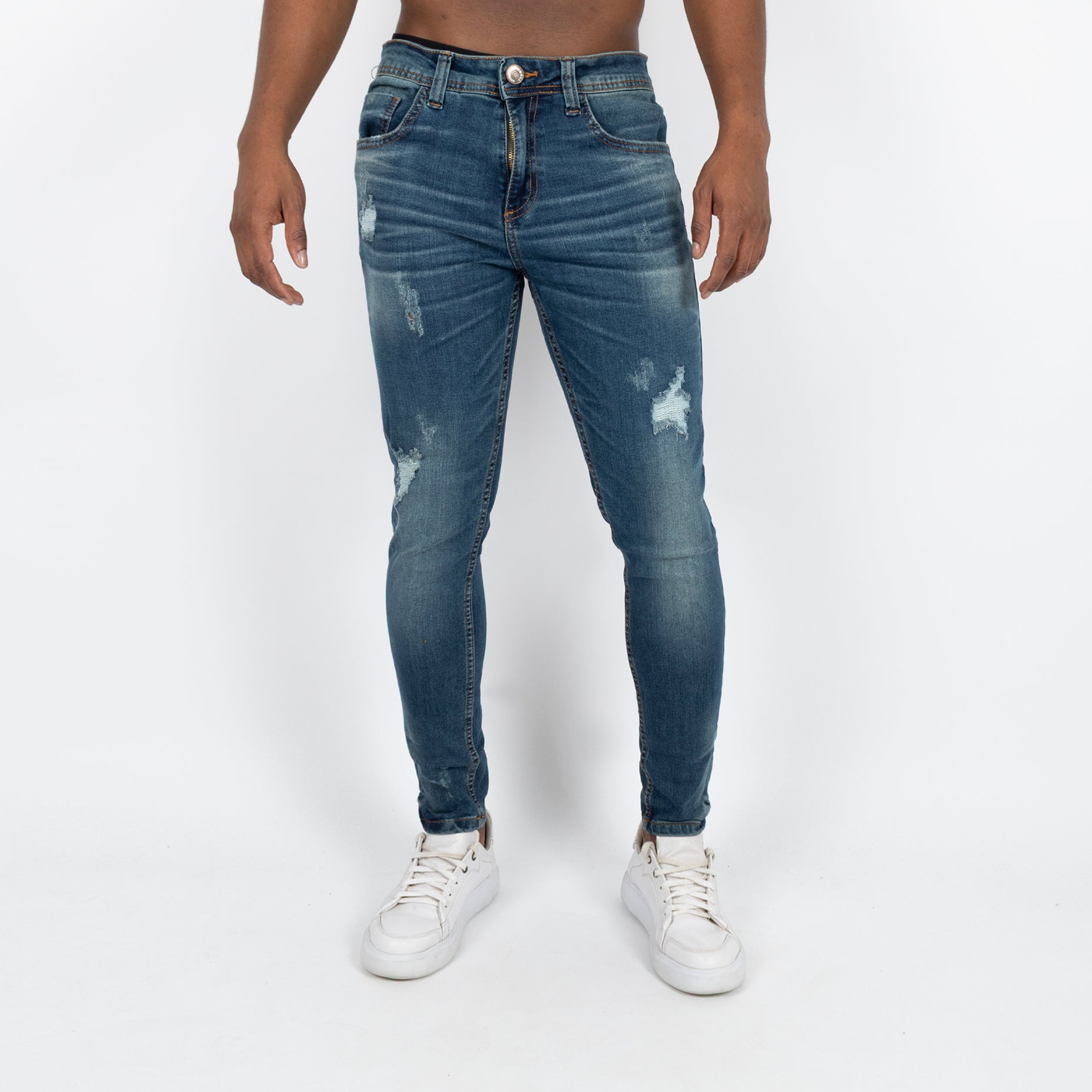 Jean hombre skinny desgaste