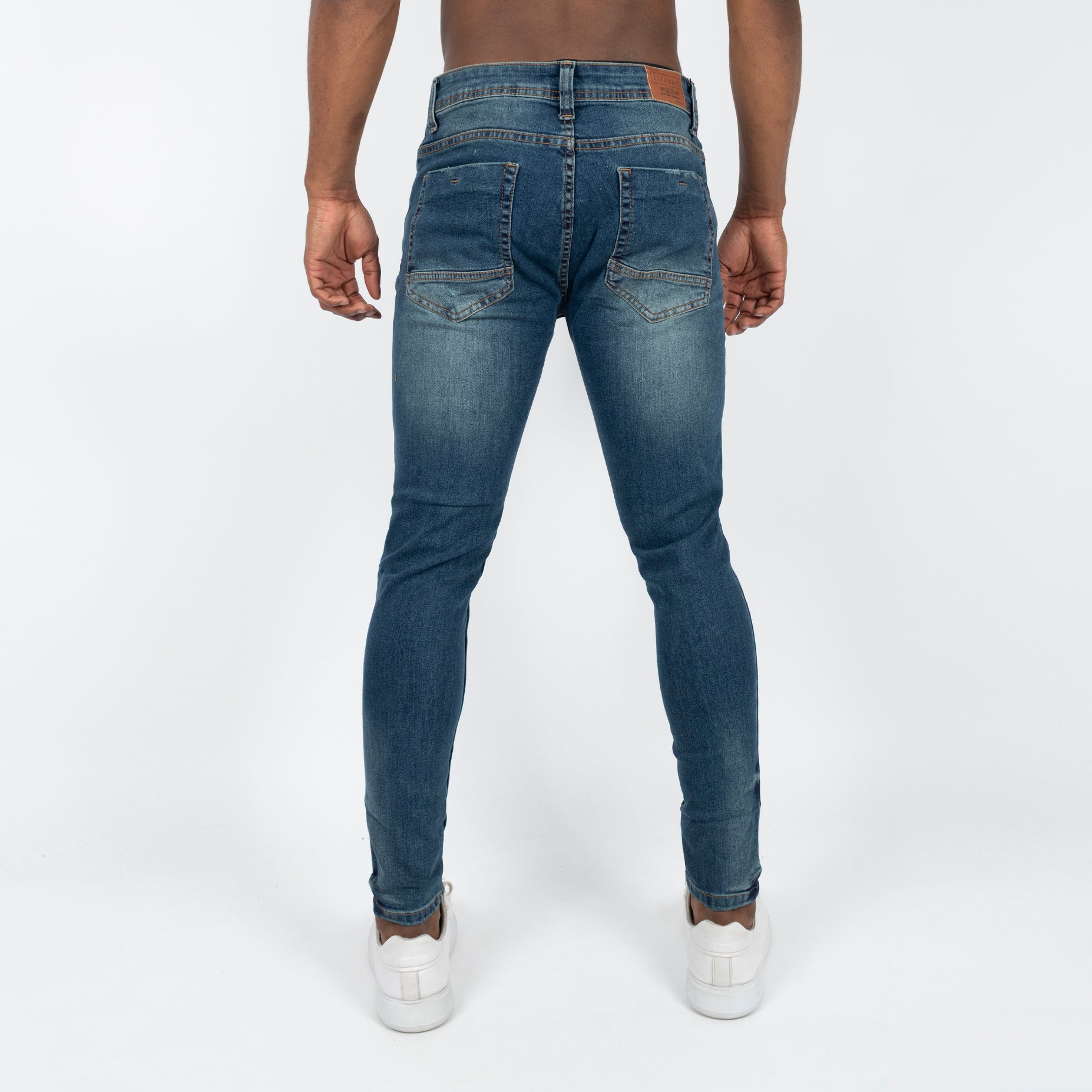 Jean hombre skinny desgaste