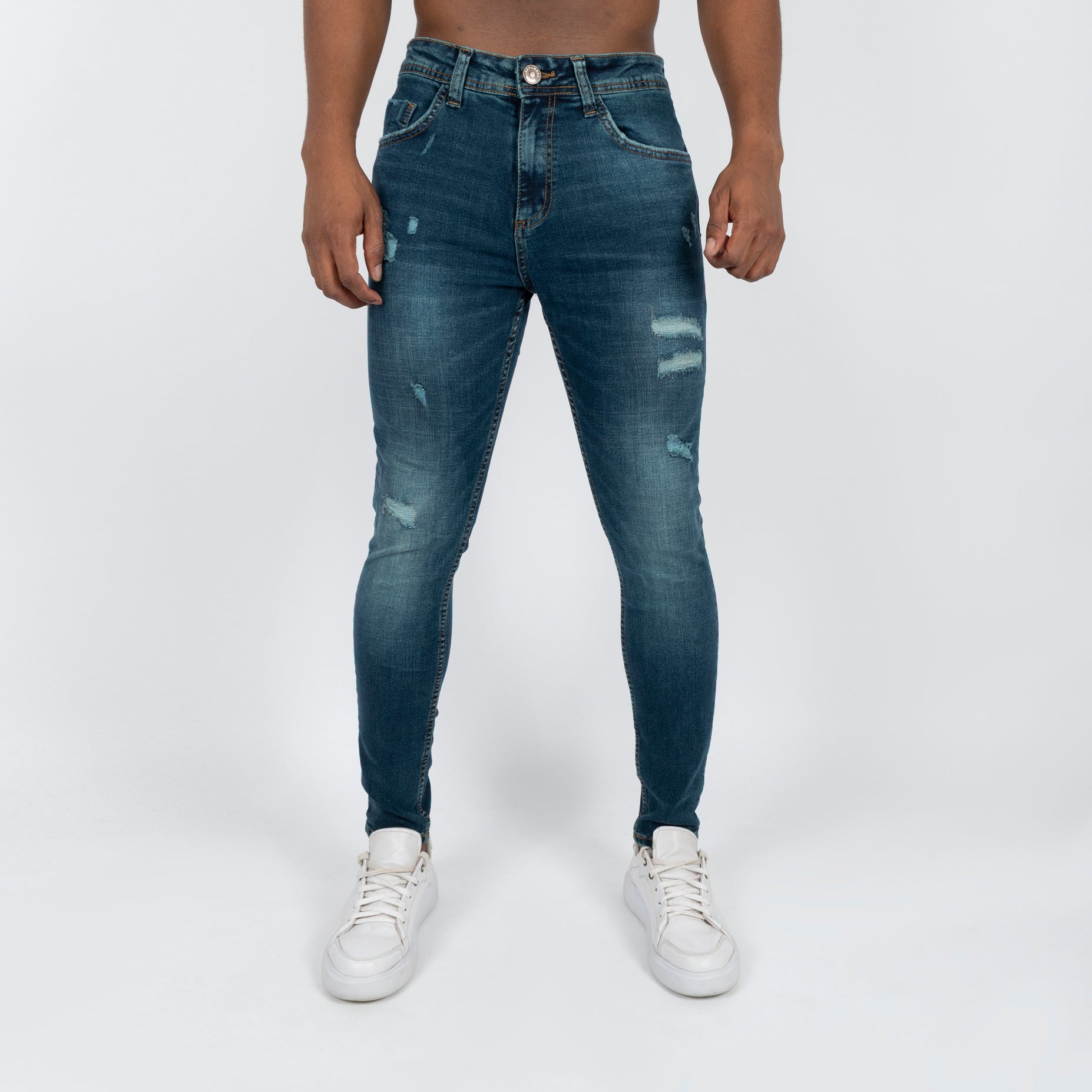 Jean hombre skinny con rotos