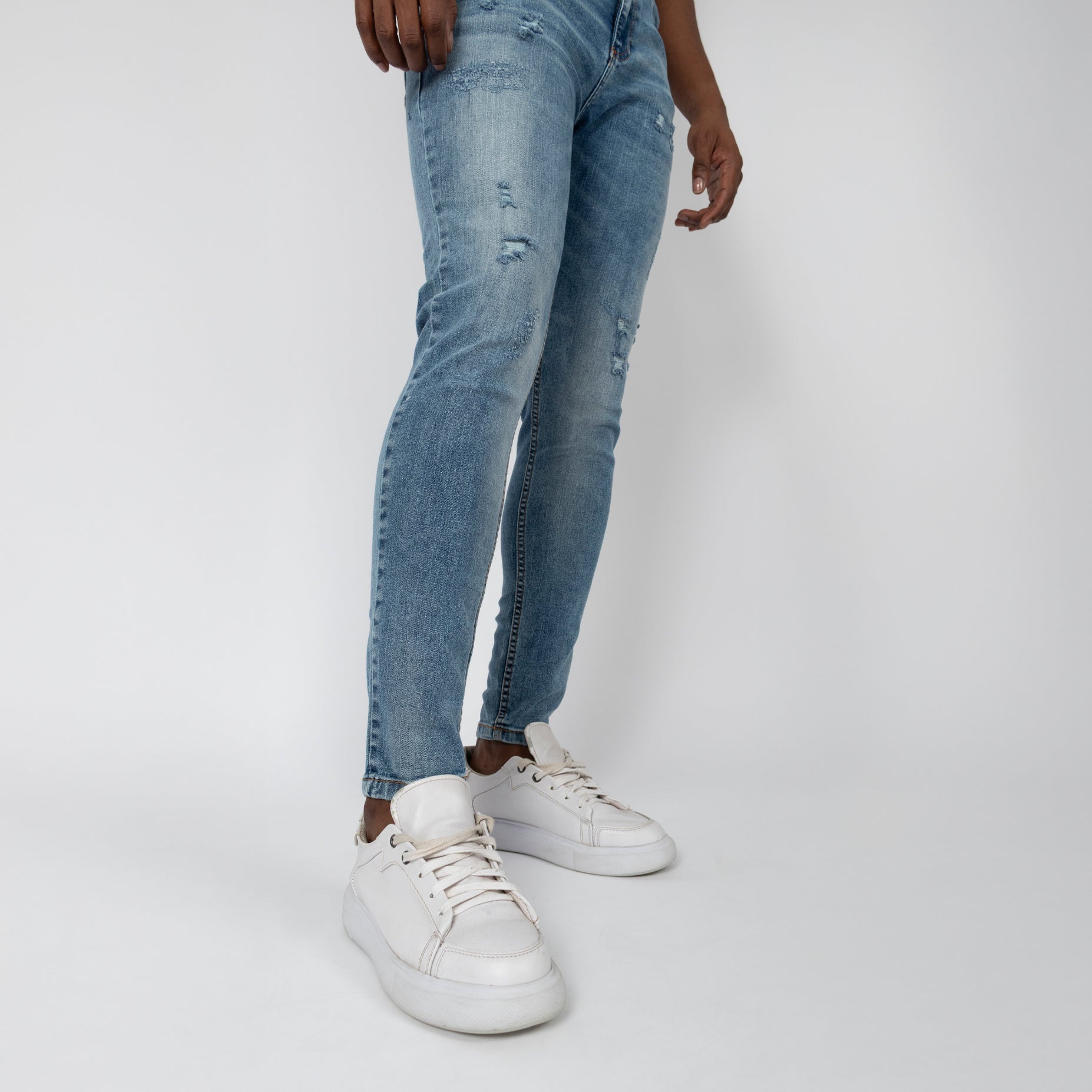 Jean hombre skinny desgaste