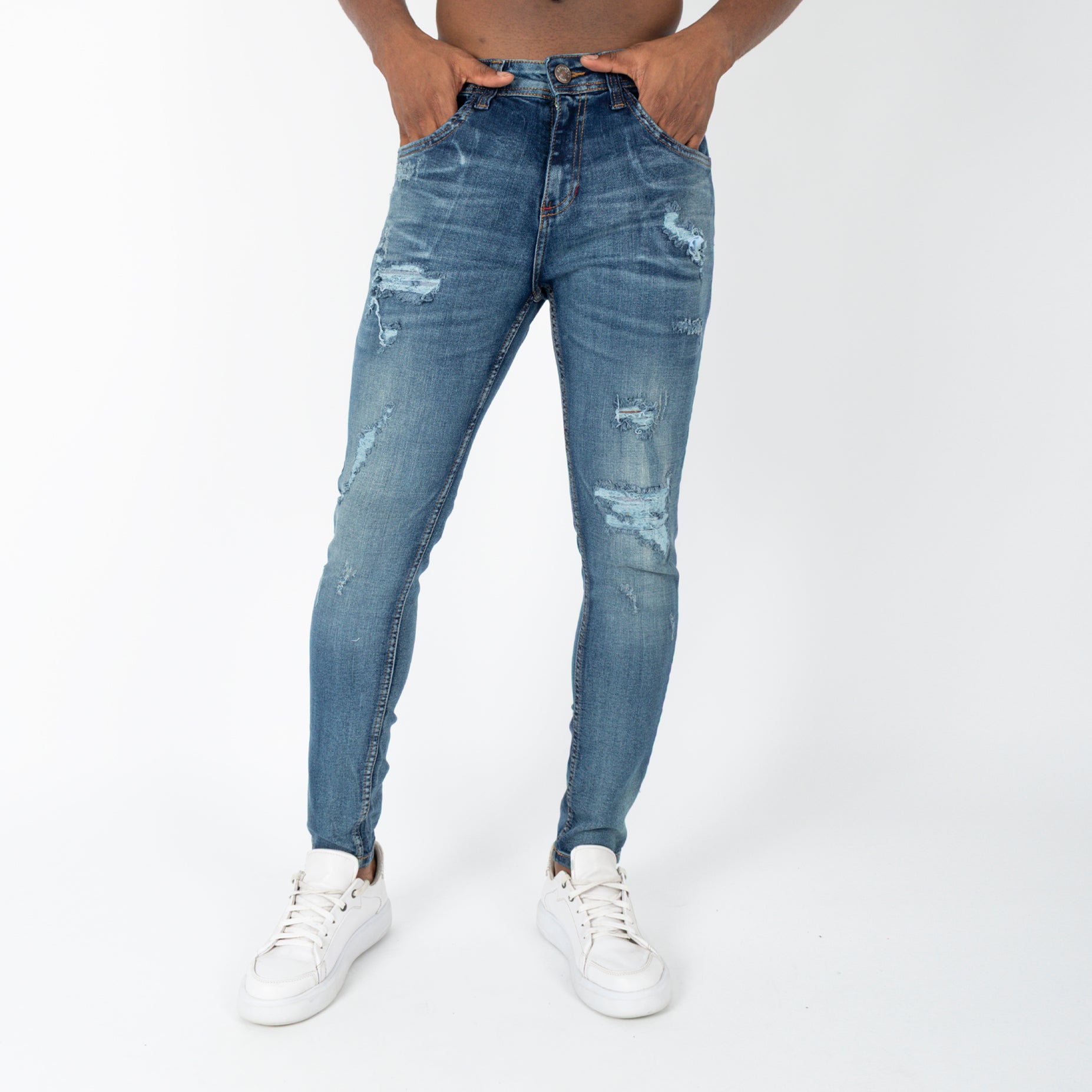 Jean hombre skinny bordado