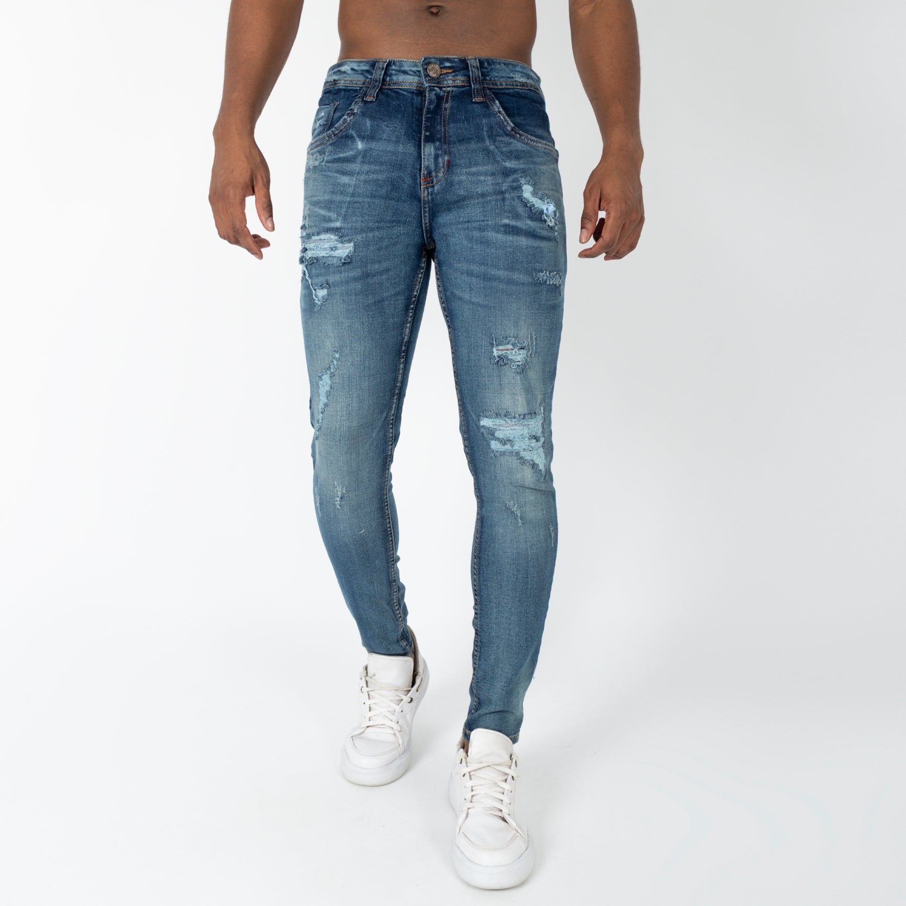 Jean hombre skinny bordado