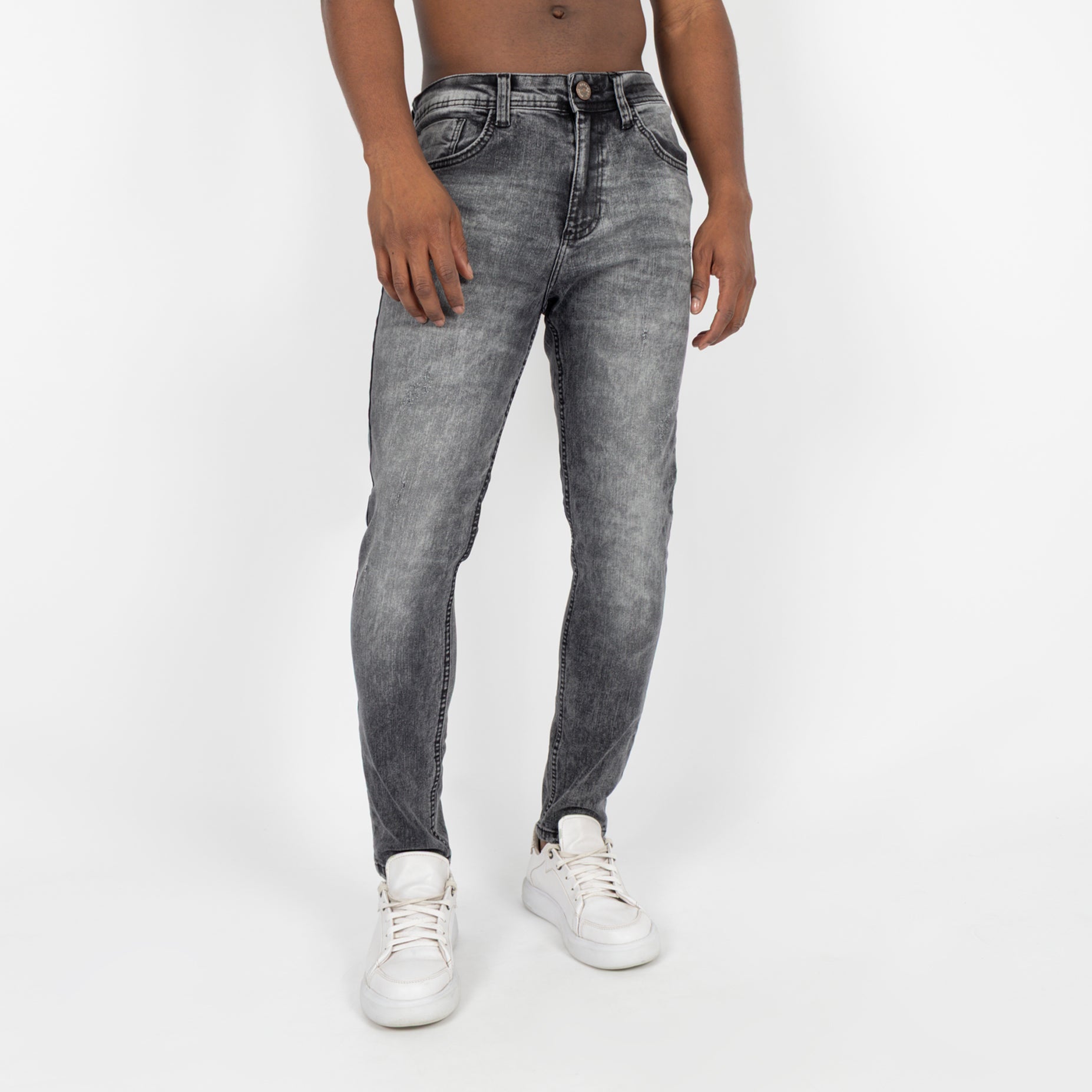 Jean hombre skinny gris
