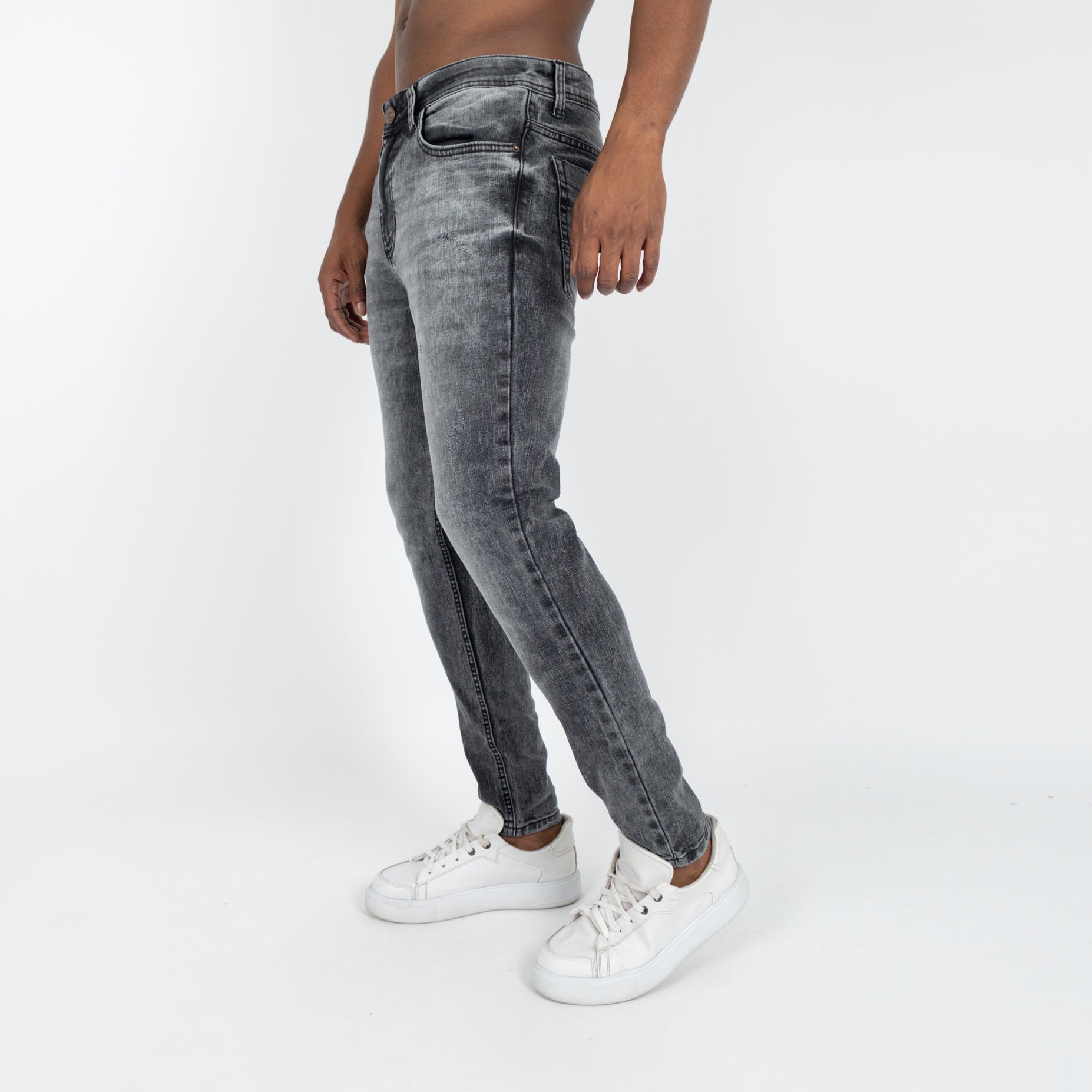 Jean hombre skinny gris