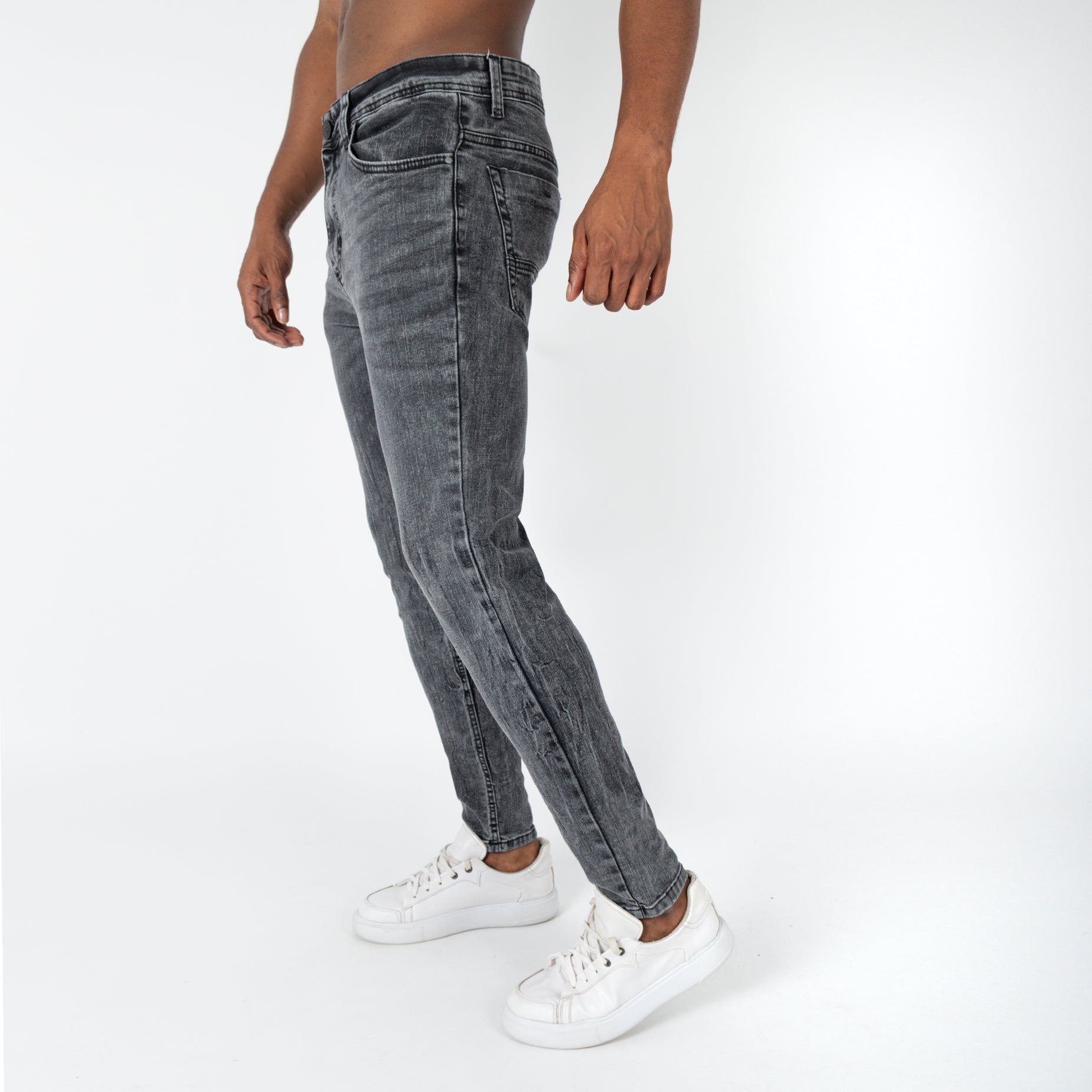 Jean hombre skinny gris oscuro