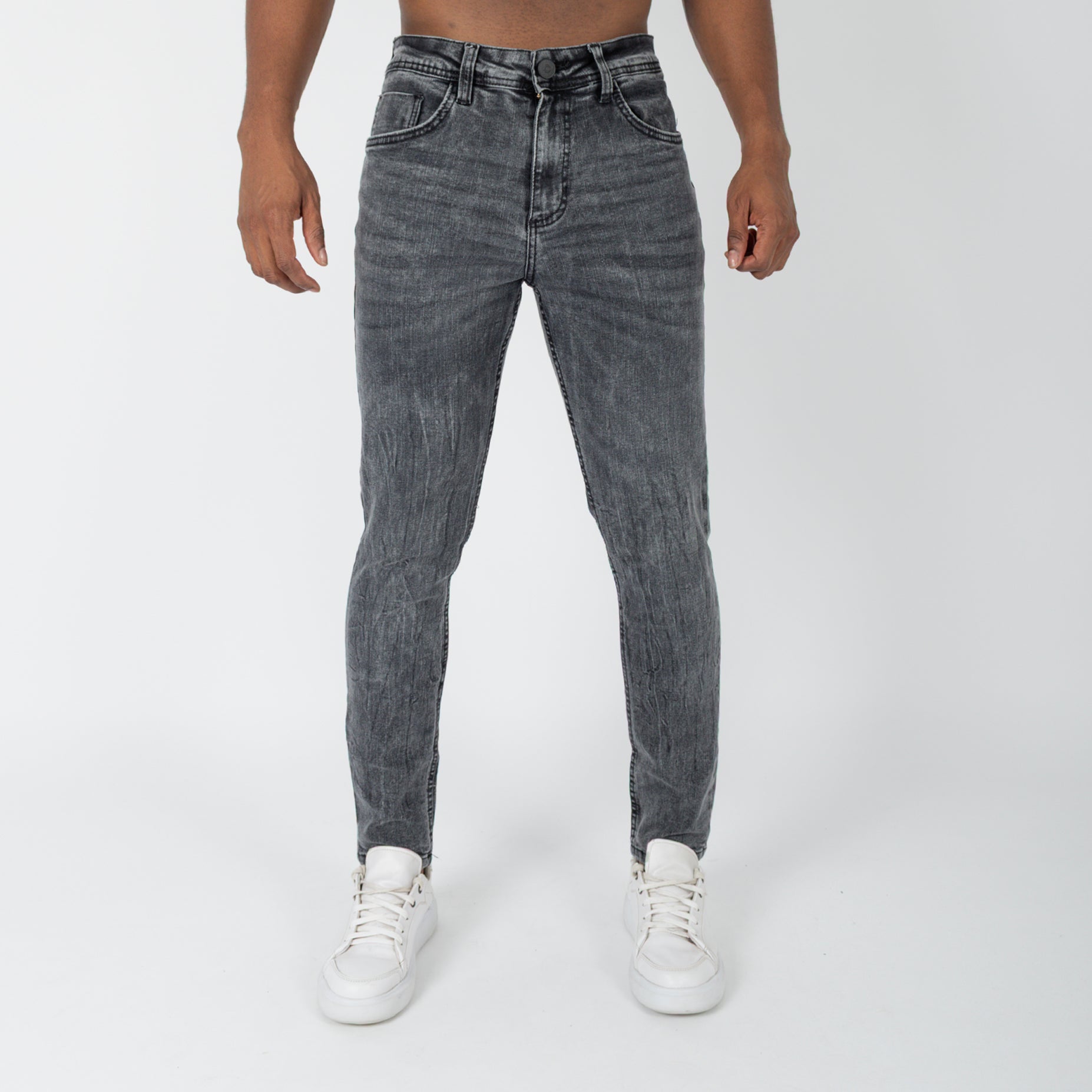 Jean hombre skinny gris oscuro
