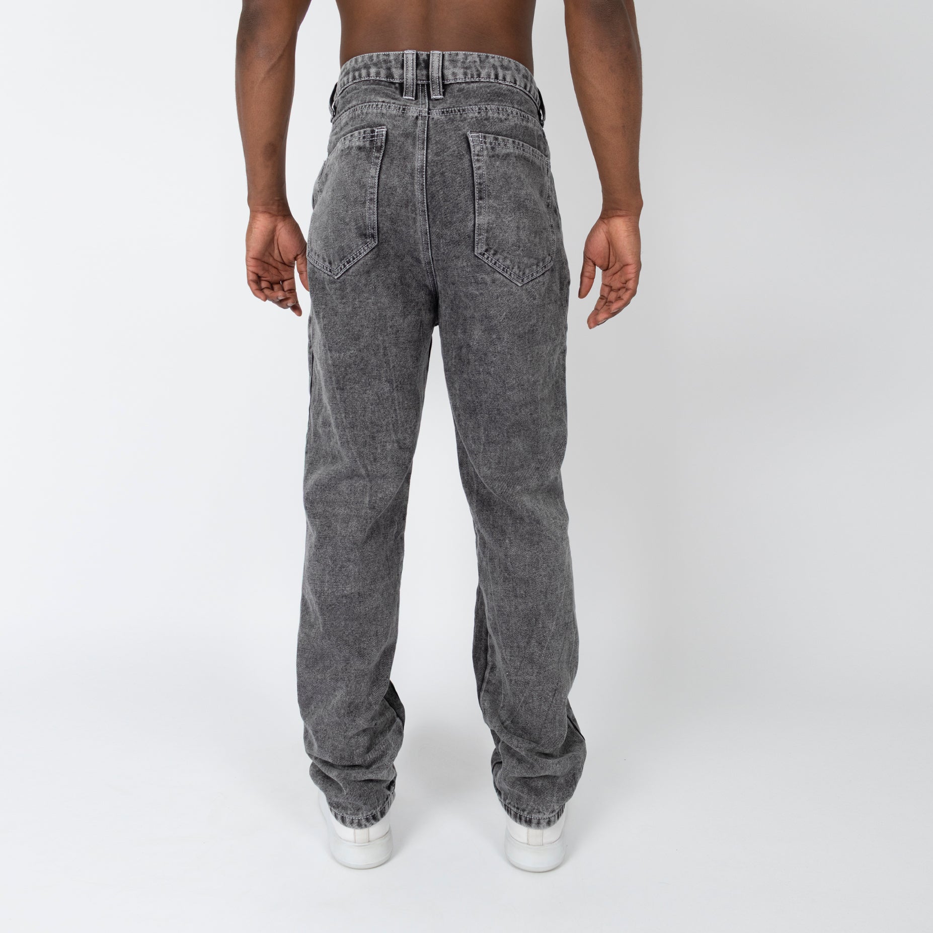 Jean hombre baggy gris