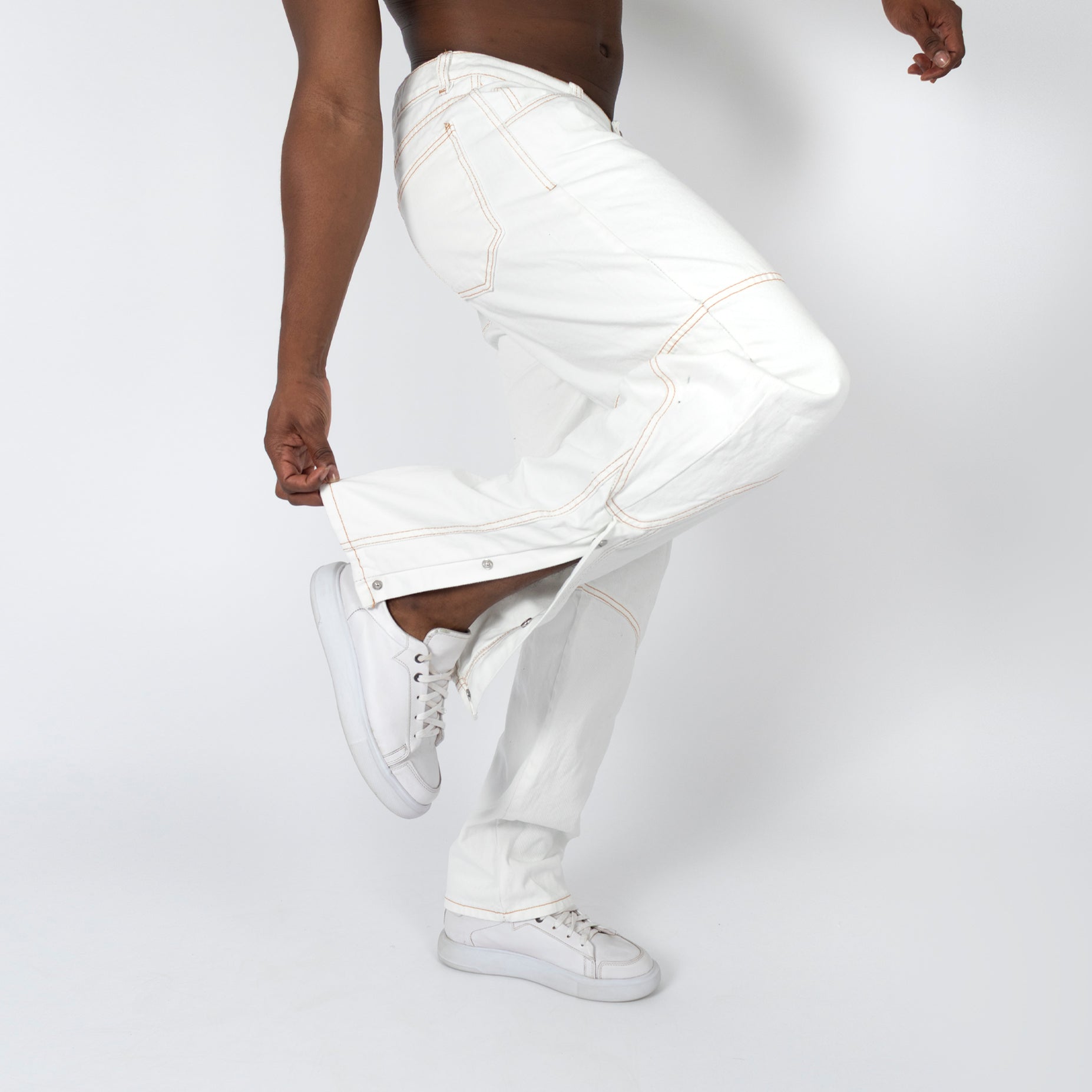 Jean hombre baggy beige