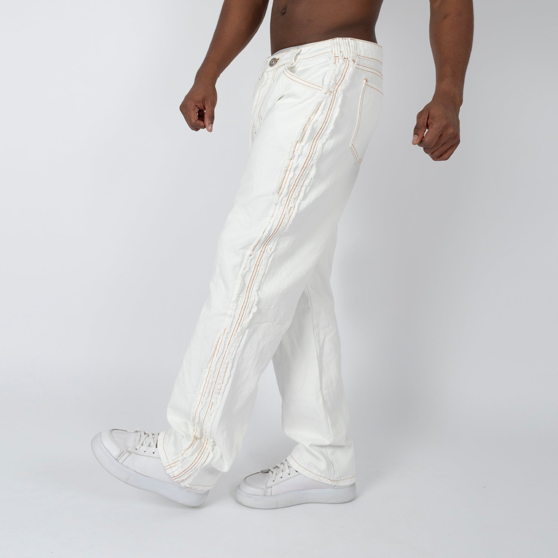 Jean hombre baggy beige