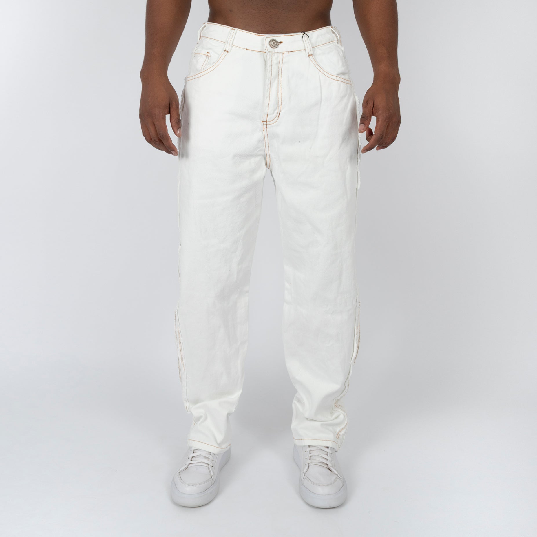 Jean hombre baggy beige