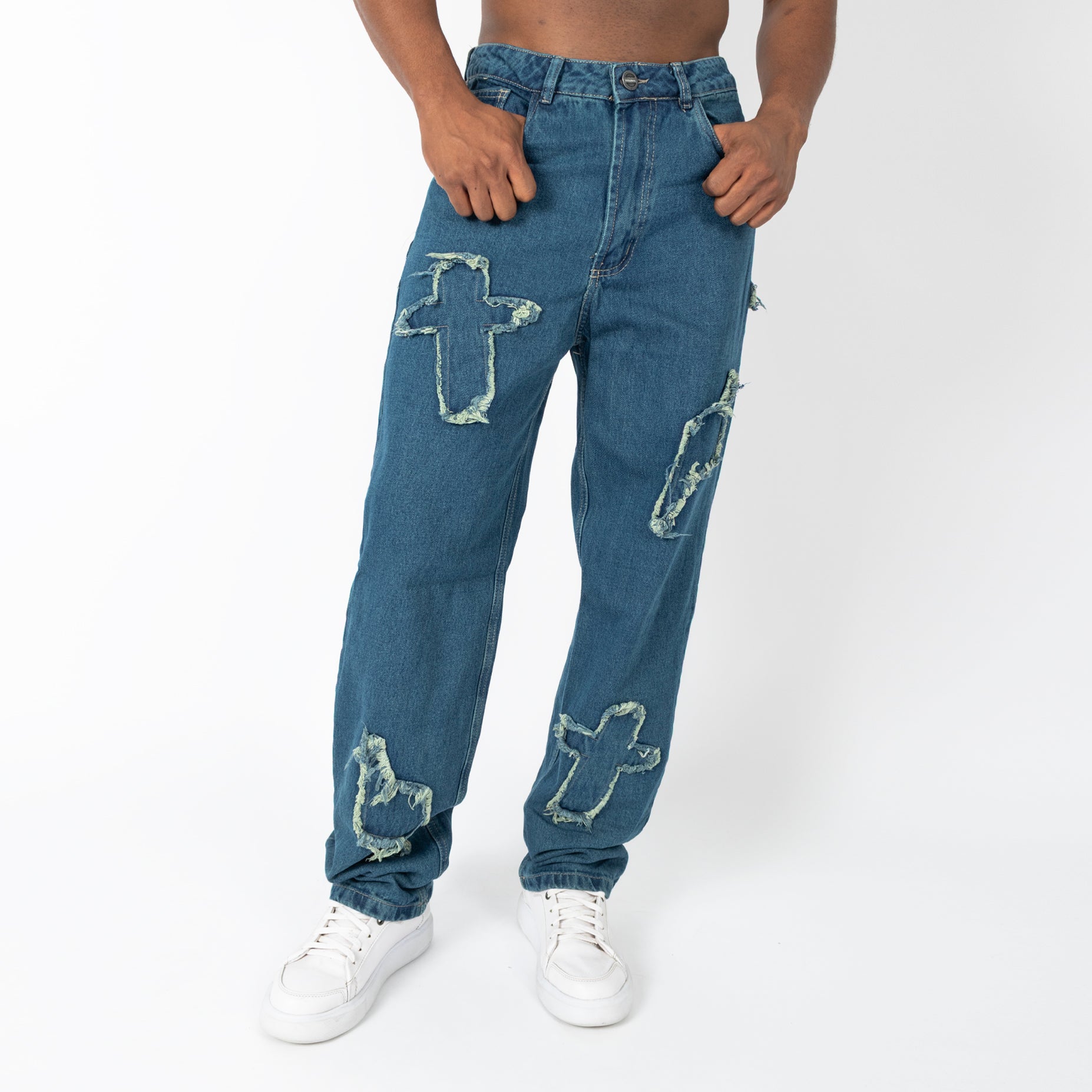 Jean hombre baggy cruz