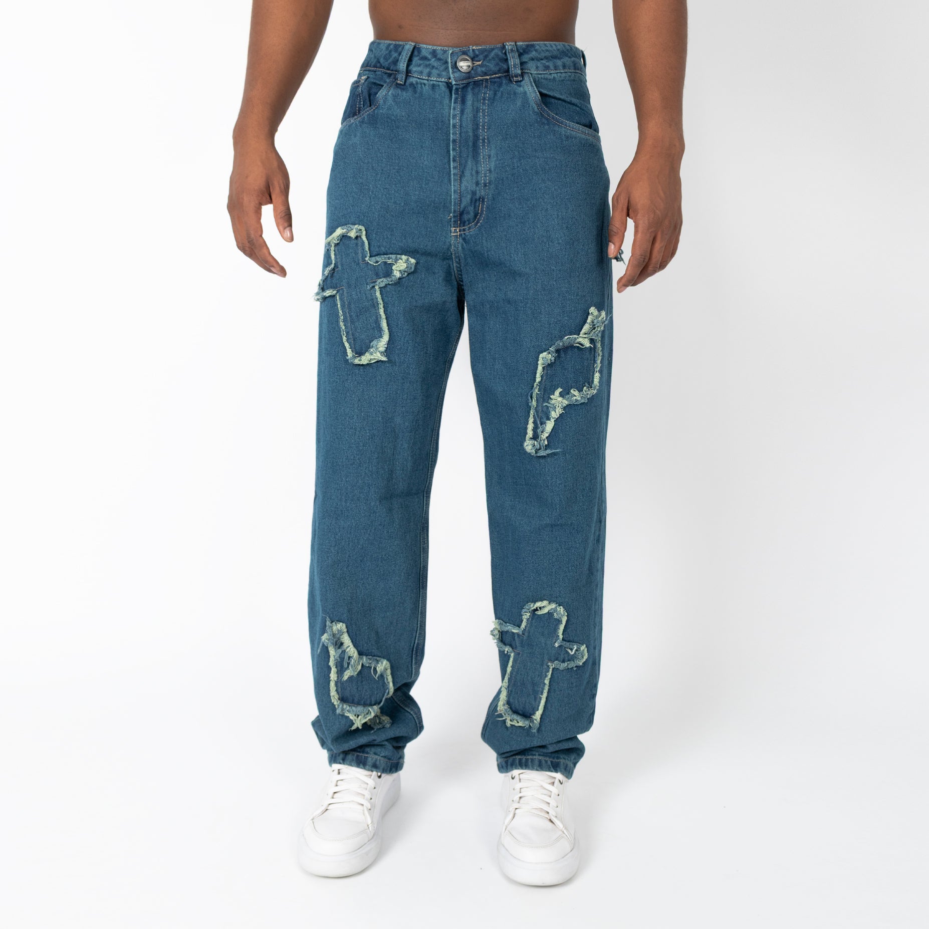 Jean hombre baggy cruz