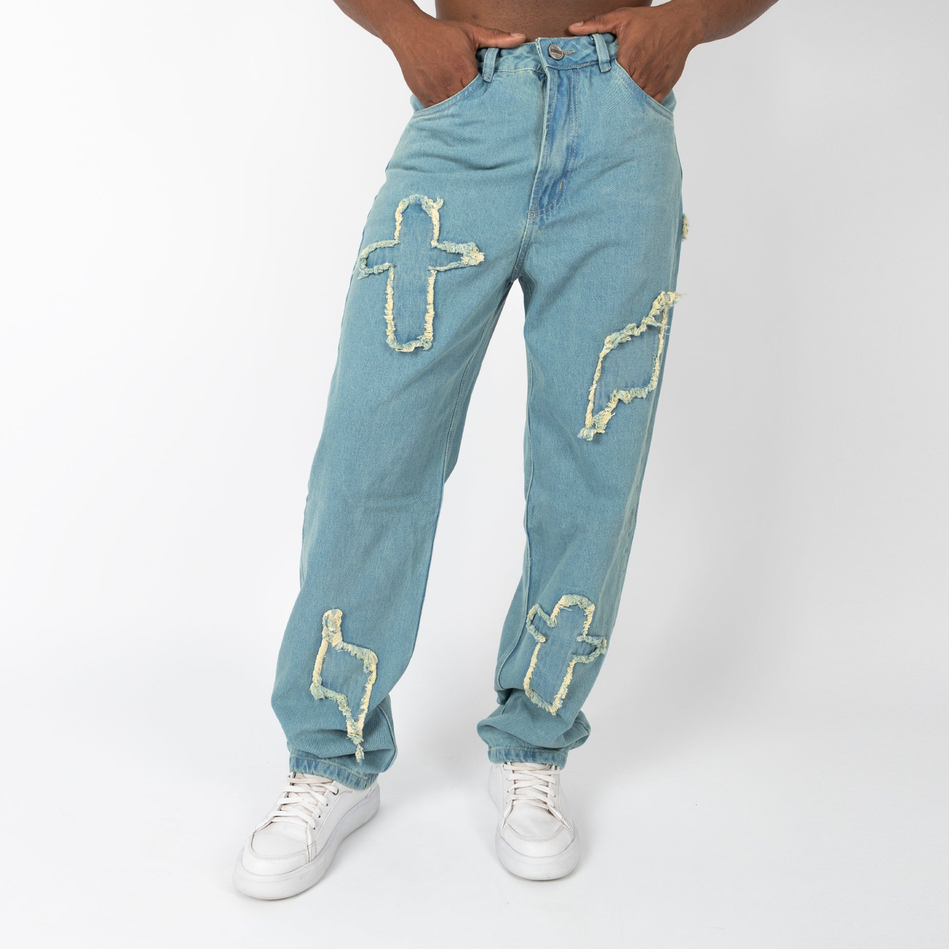 Jean hombre baggy cruz