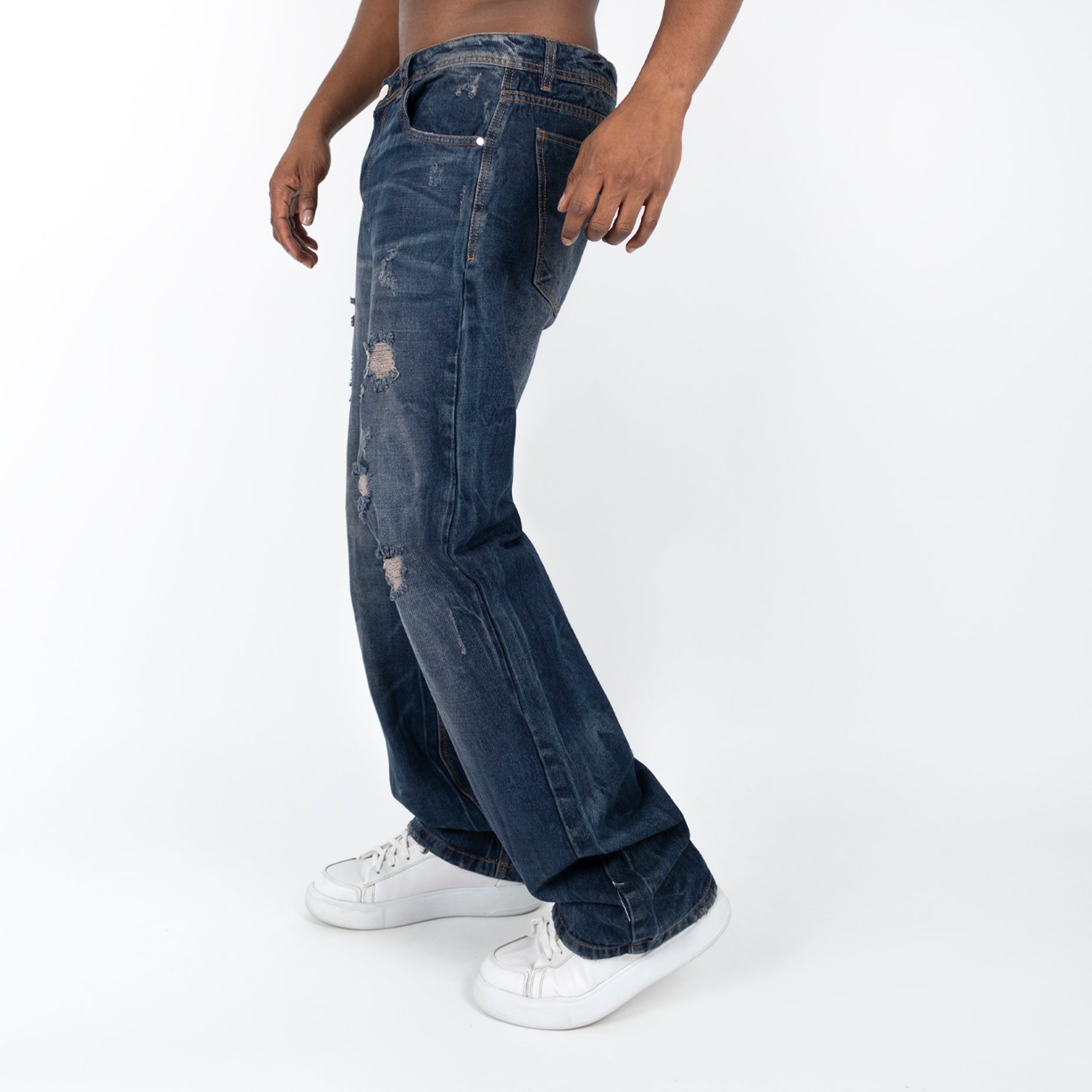 Jean hombre baggy puntos