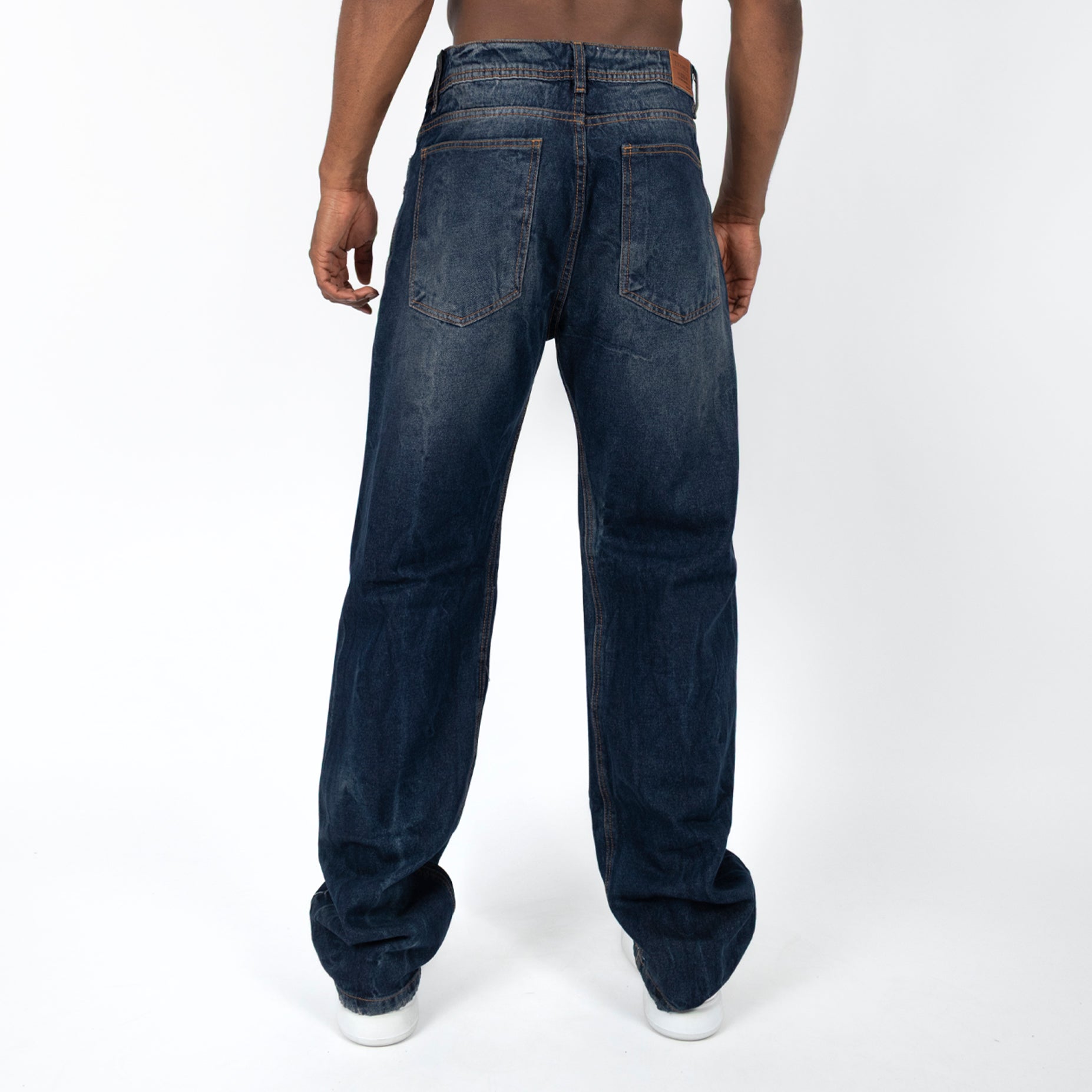 Jean hombre baggy puntos