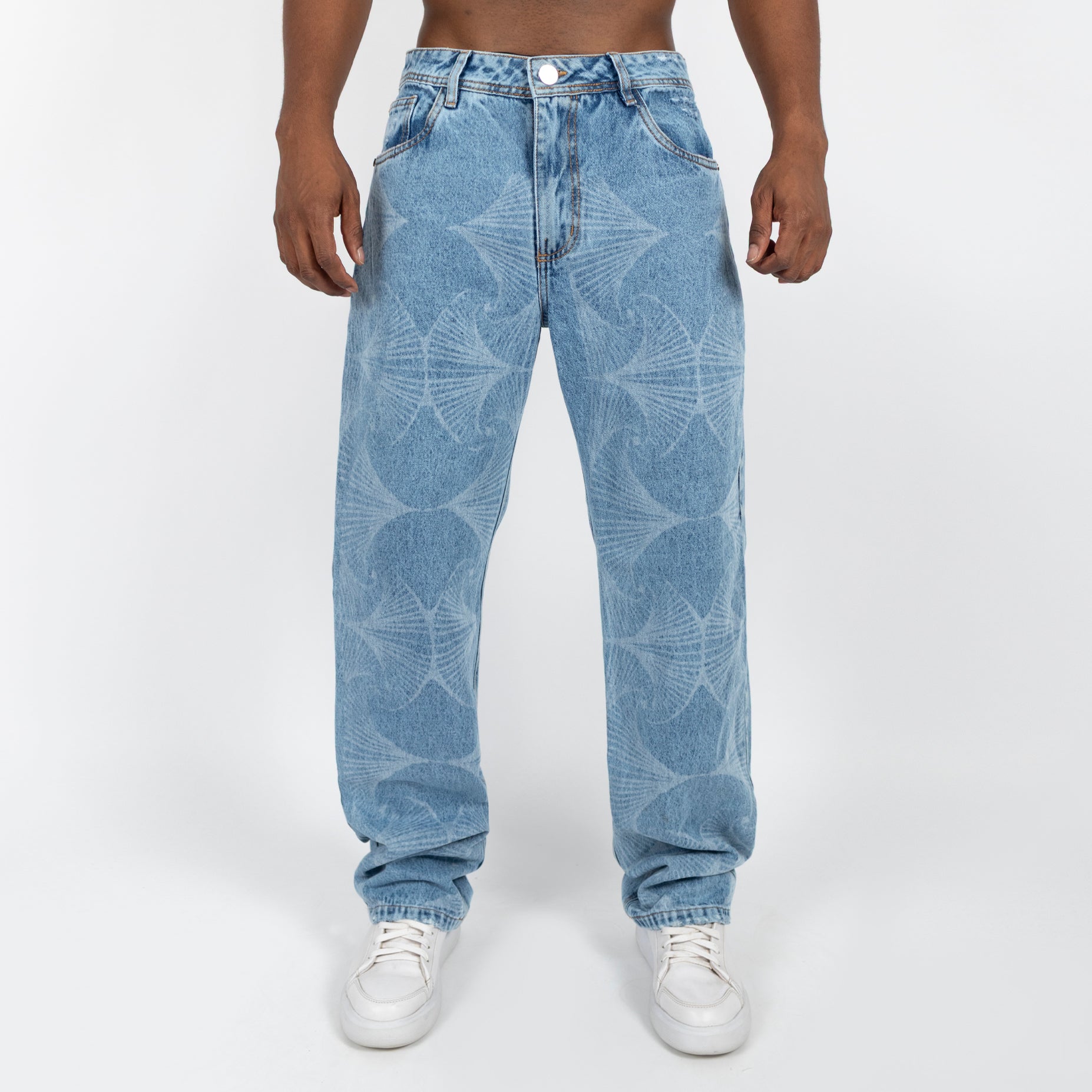 Jean hombre baggy azul