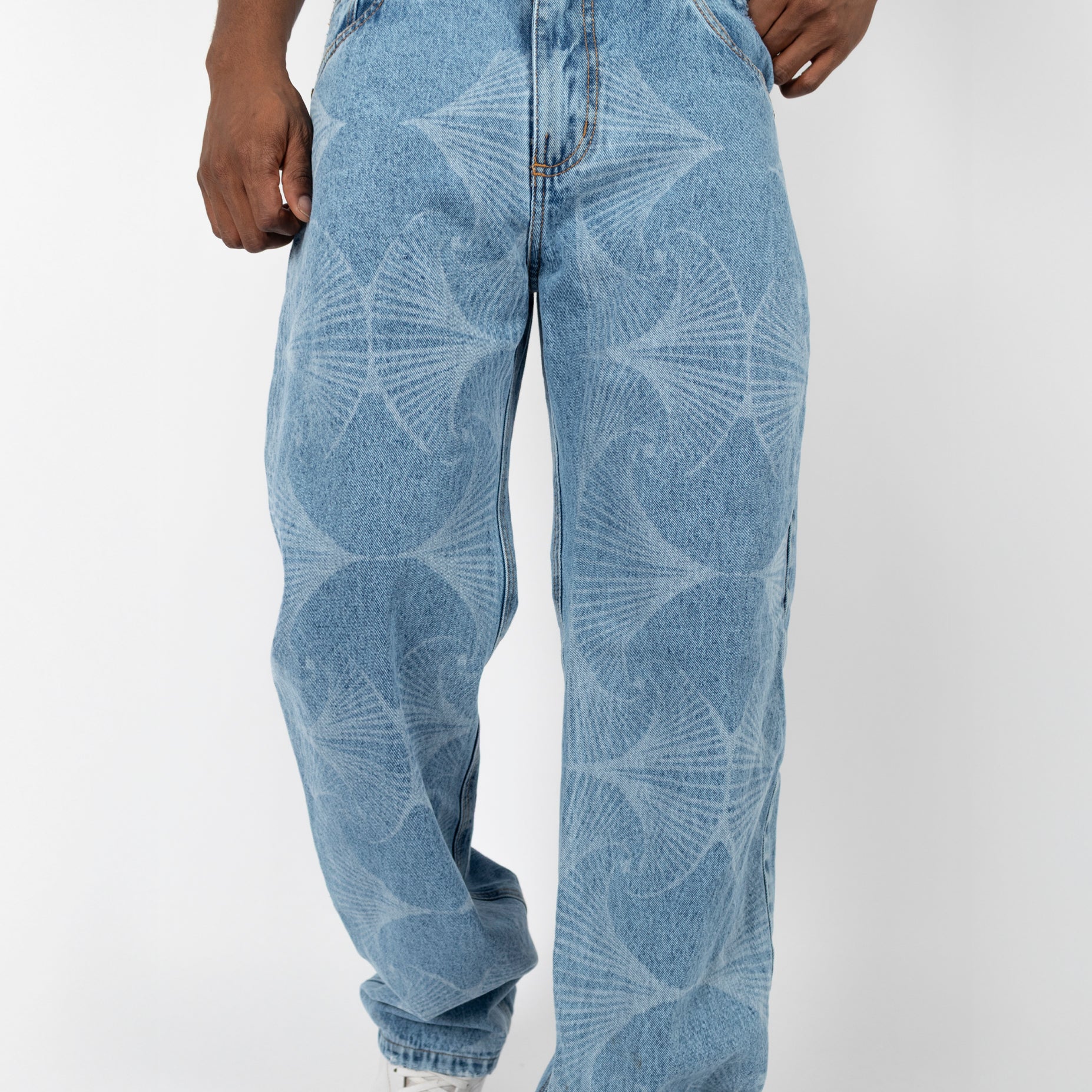 Jean hombre baggy azul