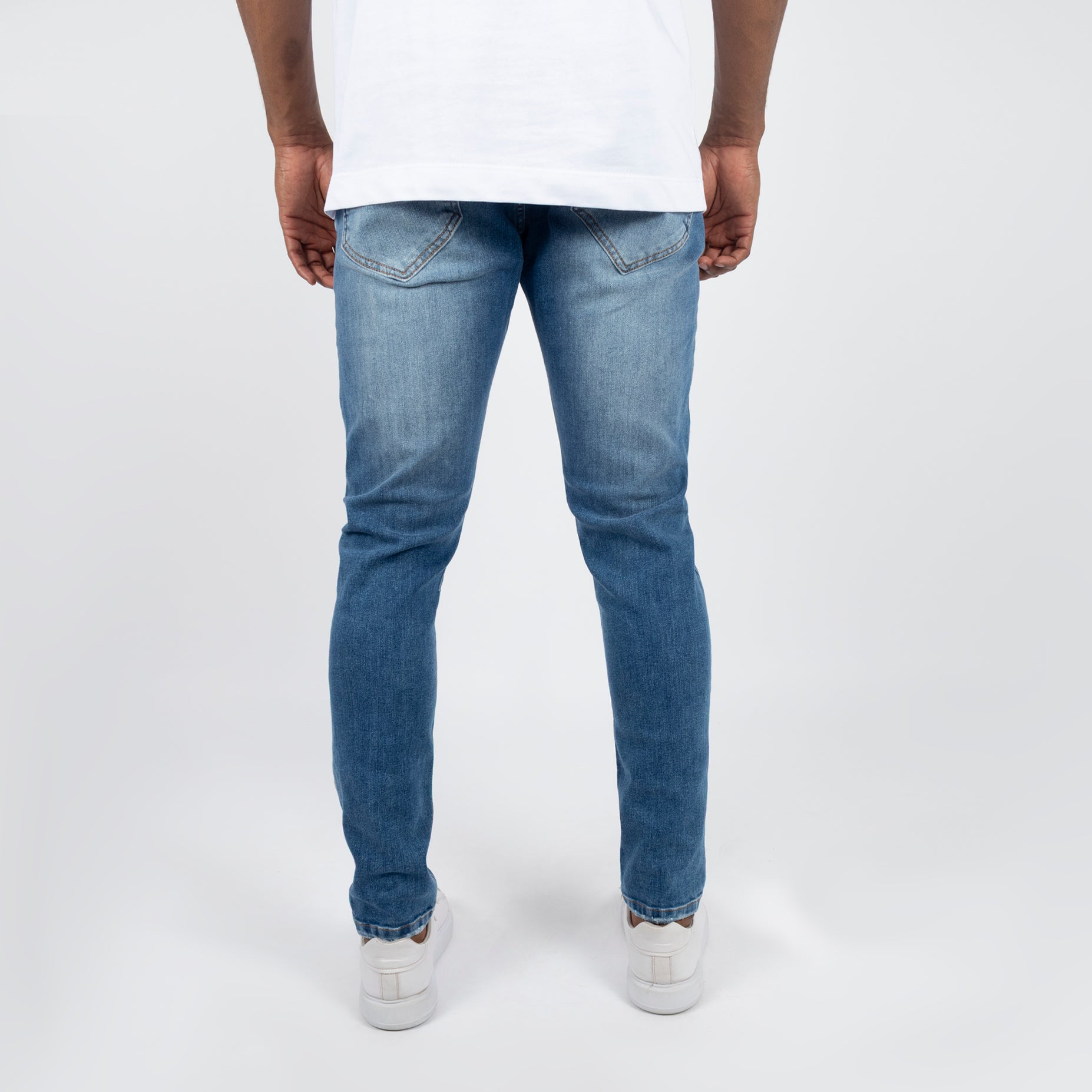 Jean hombre skinny desgaste