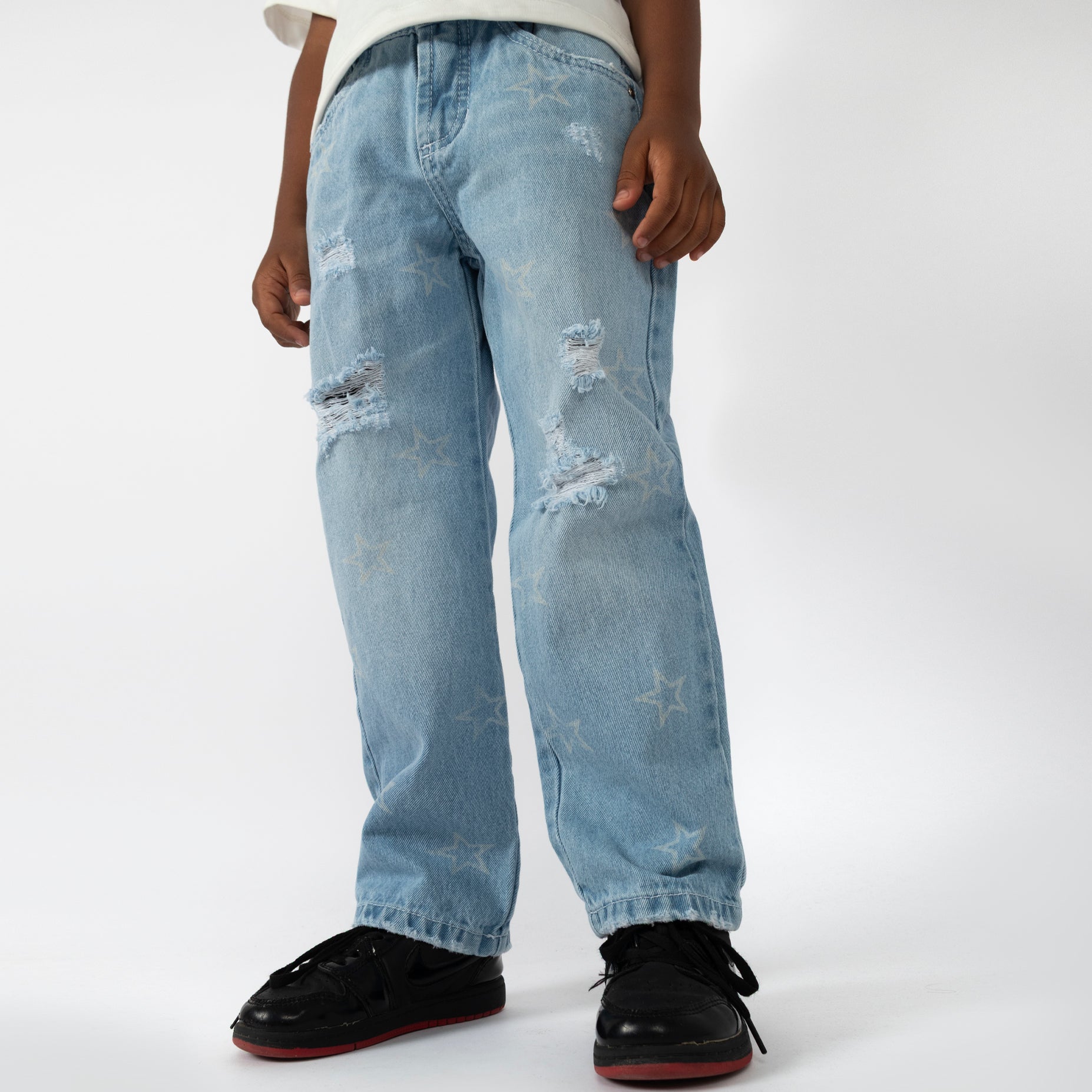 Jean niño baggy estrella
