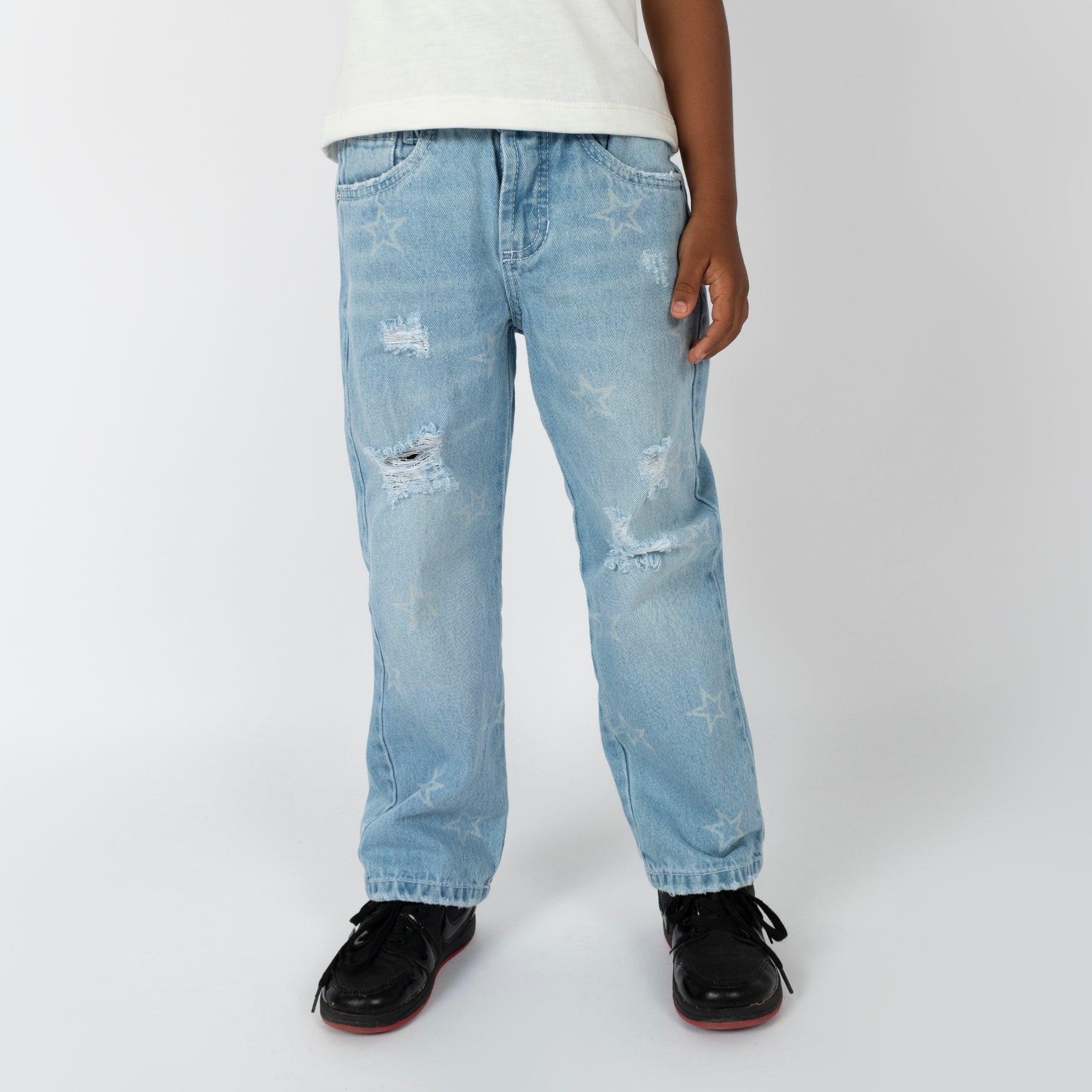 Jean niño baggy estrella