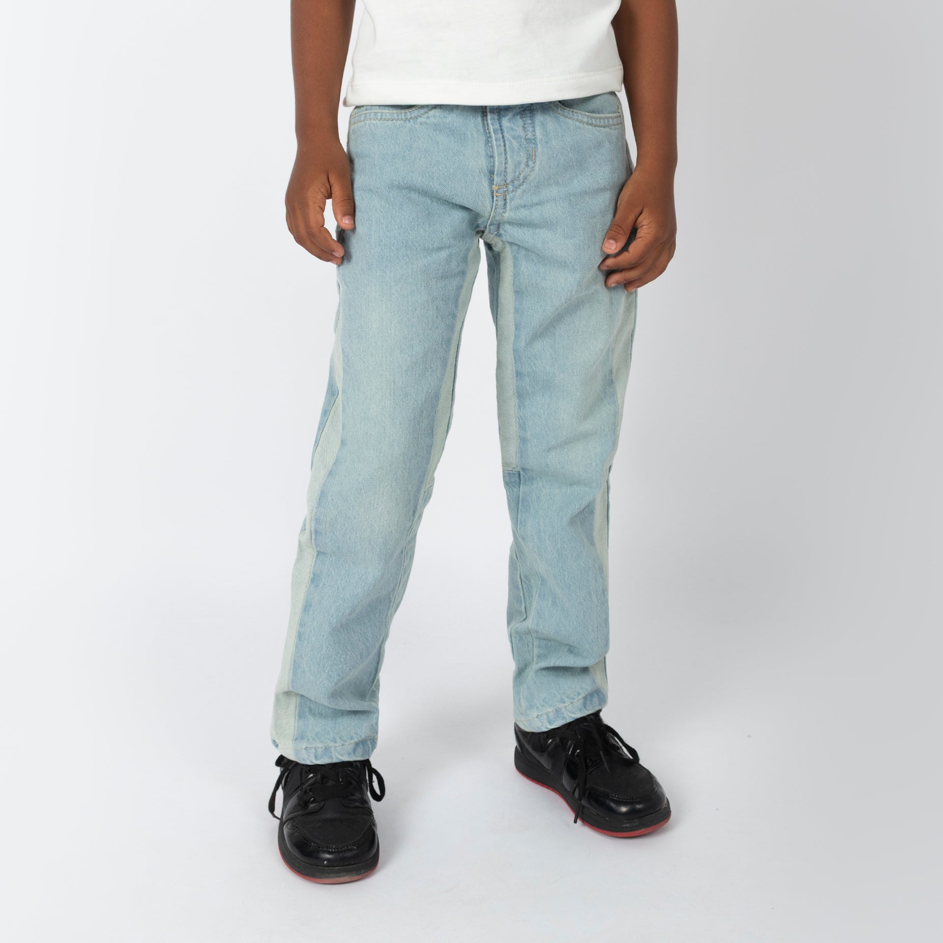 Jean niño baggy raya