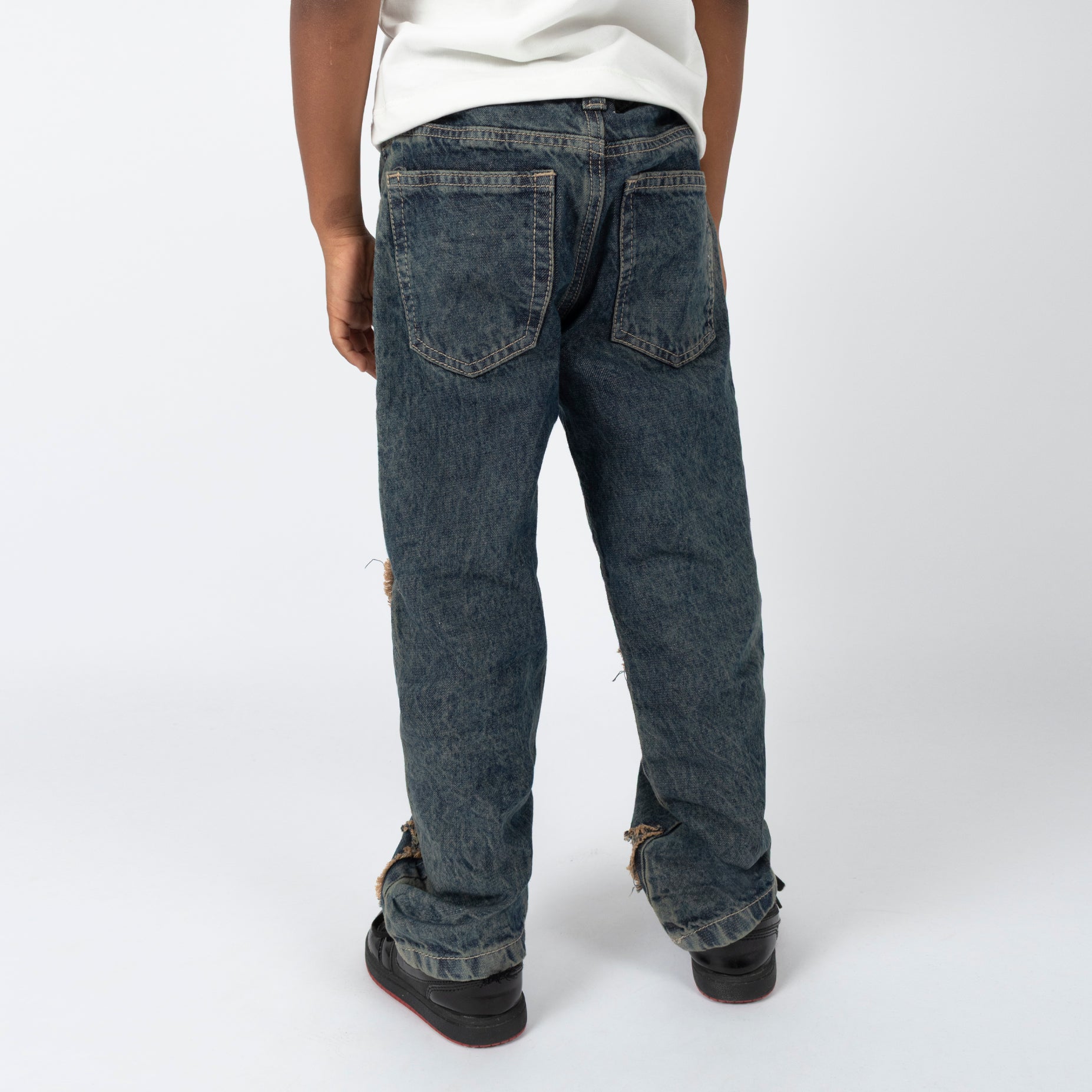 jean niño baggy bordado