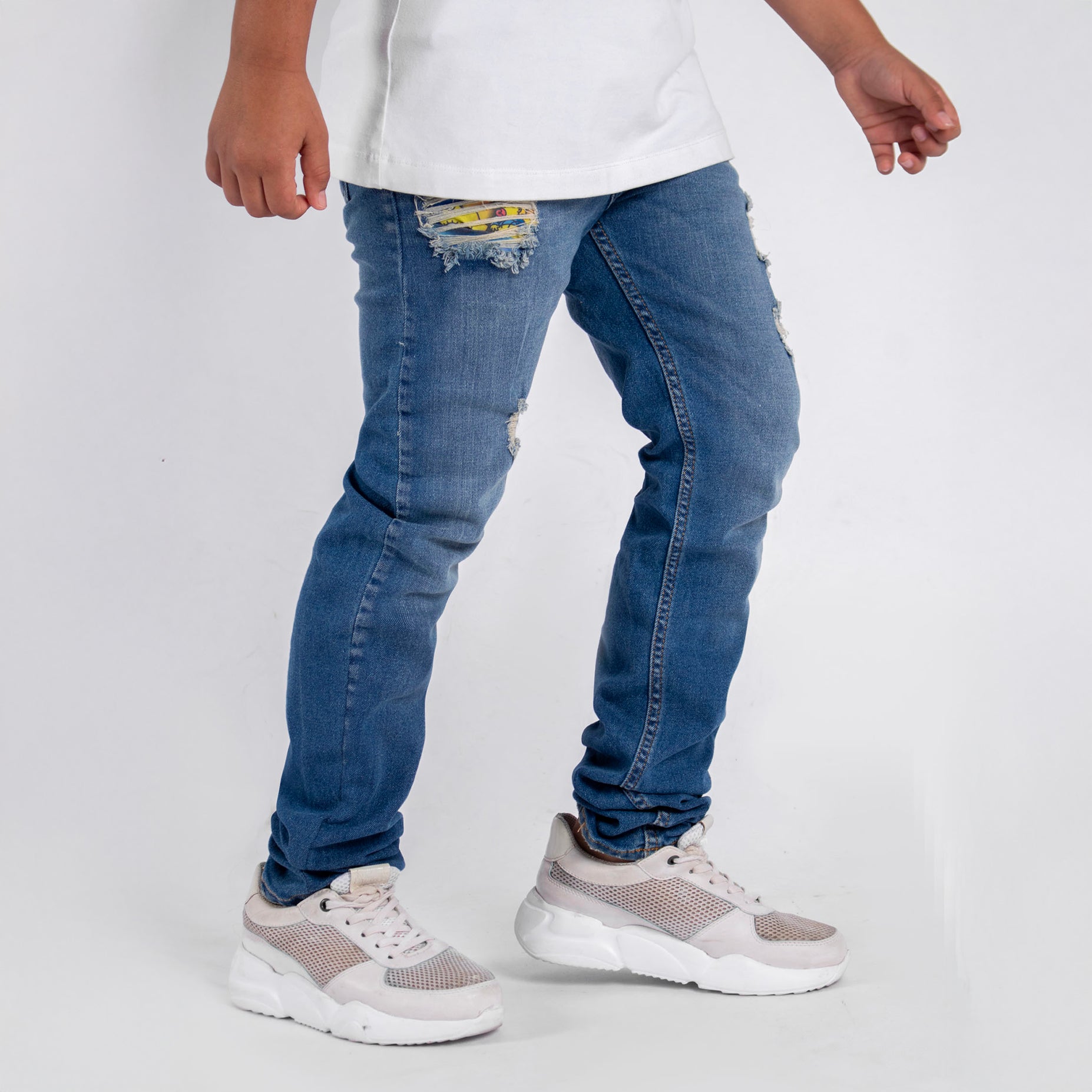 Jean niño skinny lasser cross