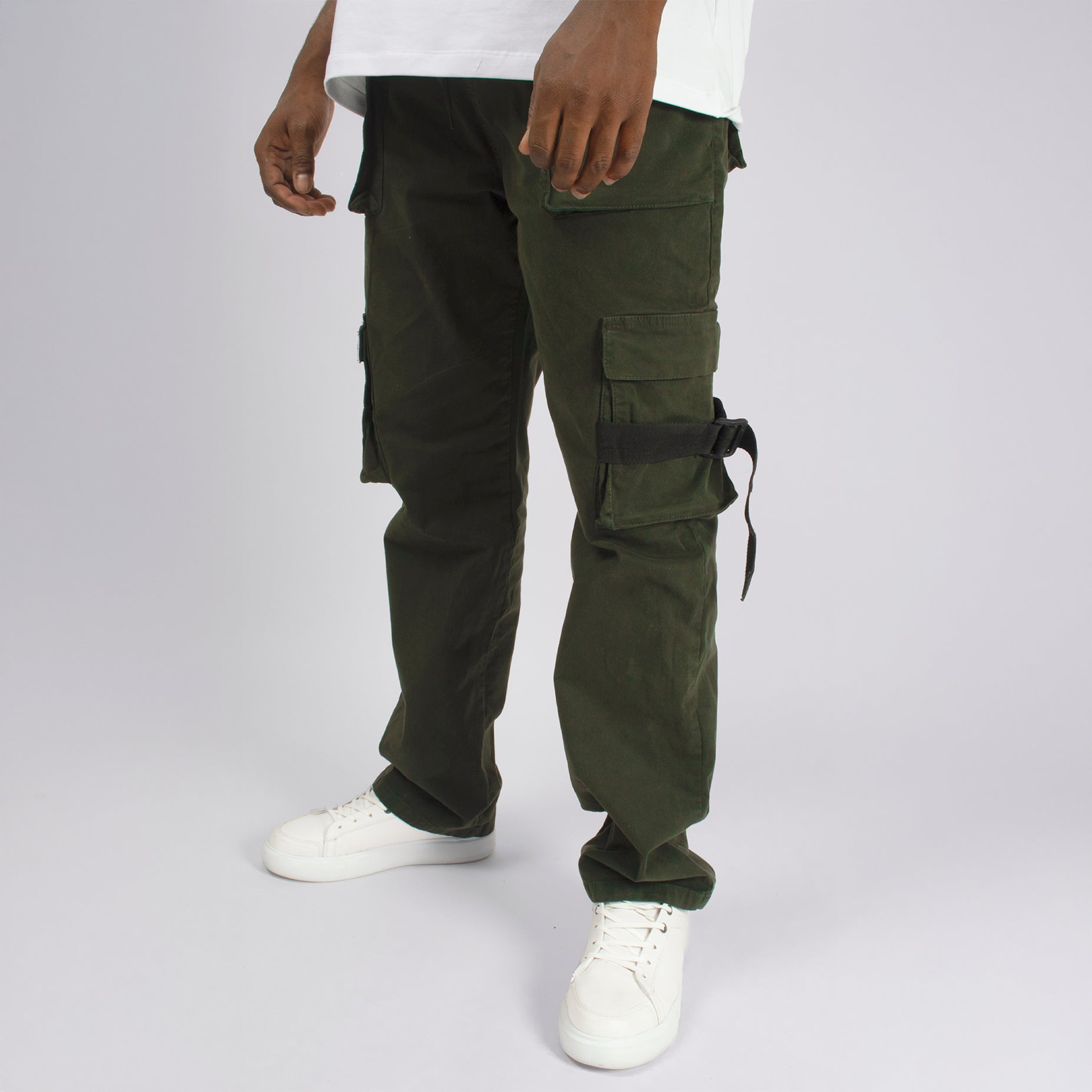 Jogger hombre bolsillo verde