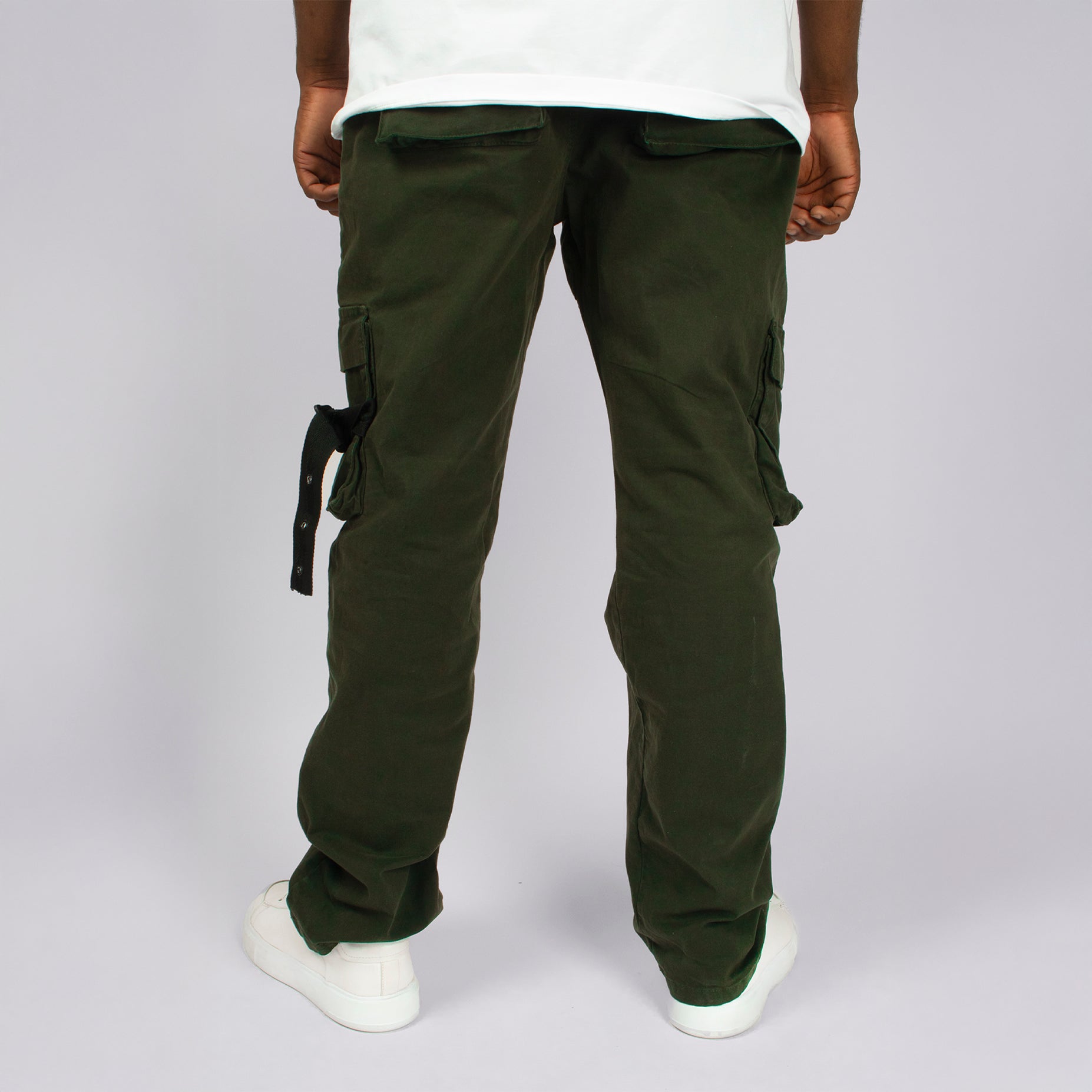 Jogger hombre bolsillo verde