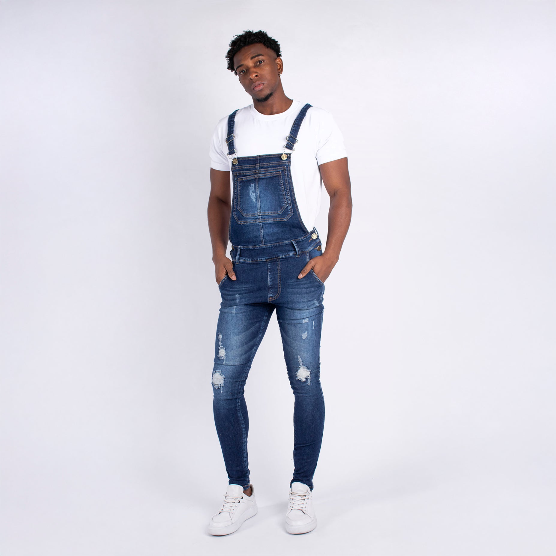 Overol hombre azul oscuro