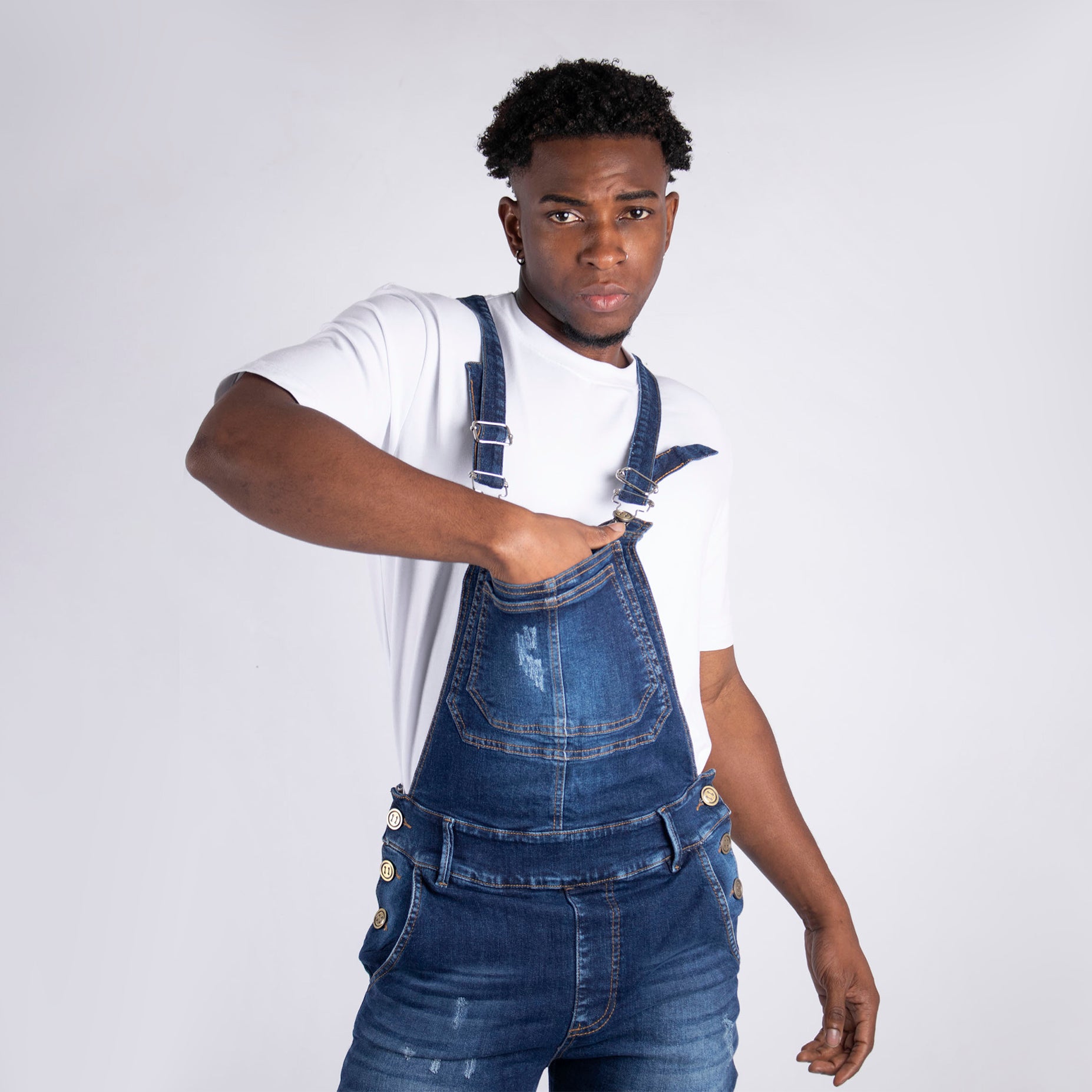 Overol hombre azul oscuro