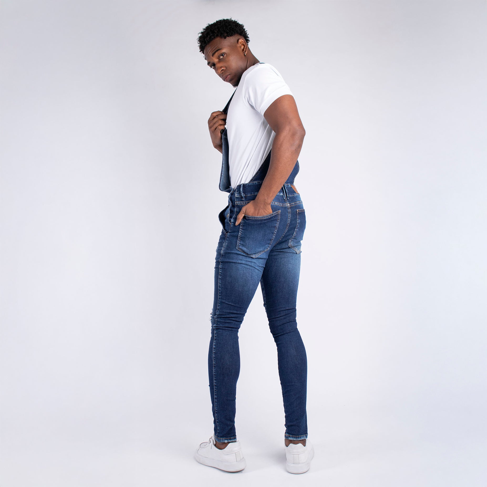 Overol hombre azul oscuro