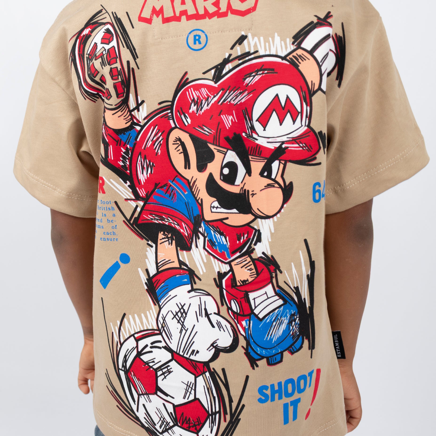 Oversize niño Super Mario