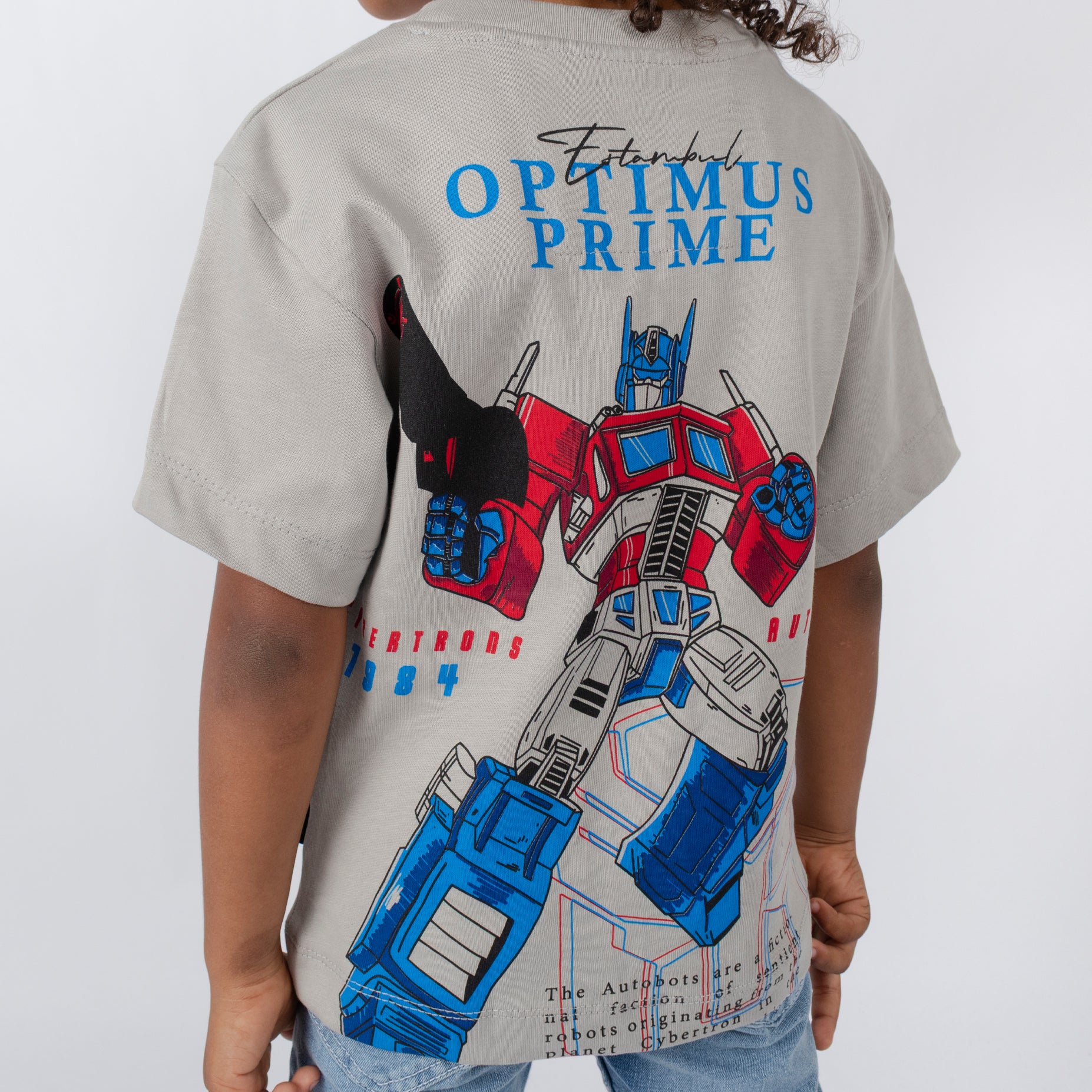 Oversize niño Optimus prime