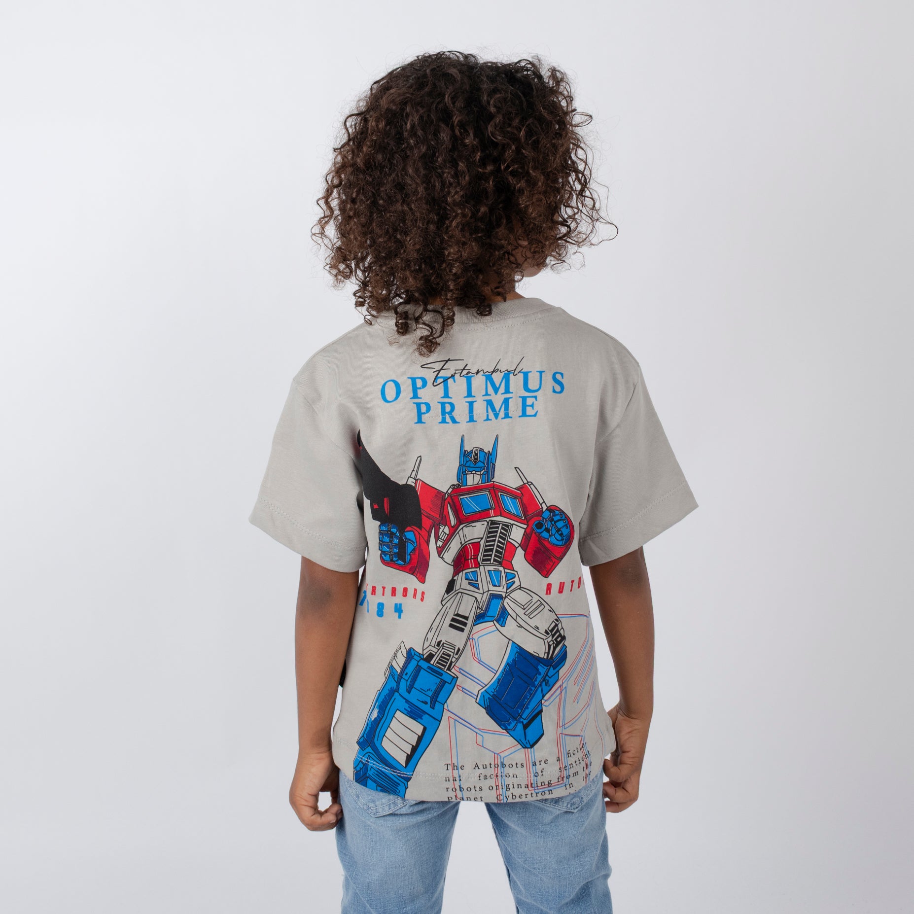 Oversize niño Optimus prime