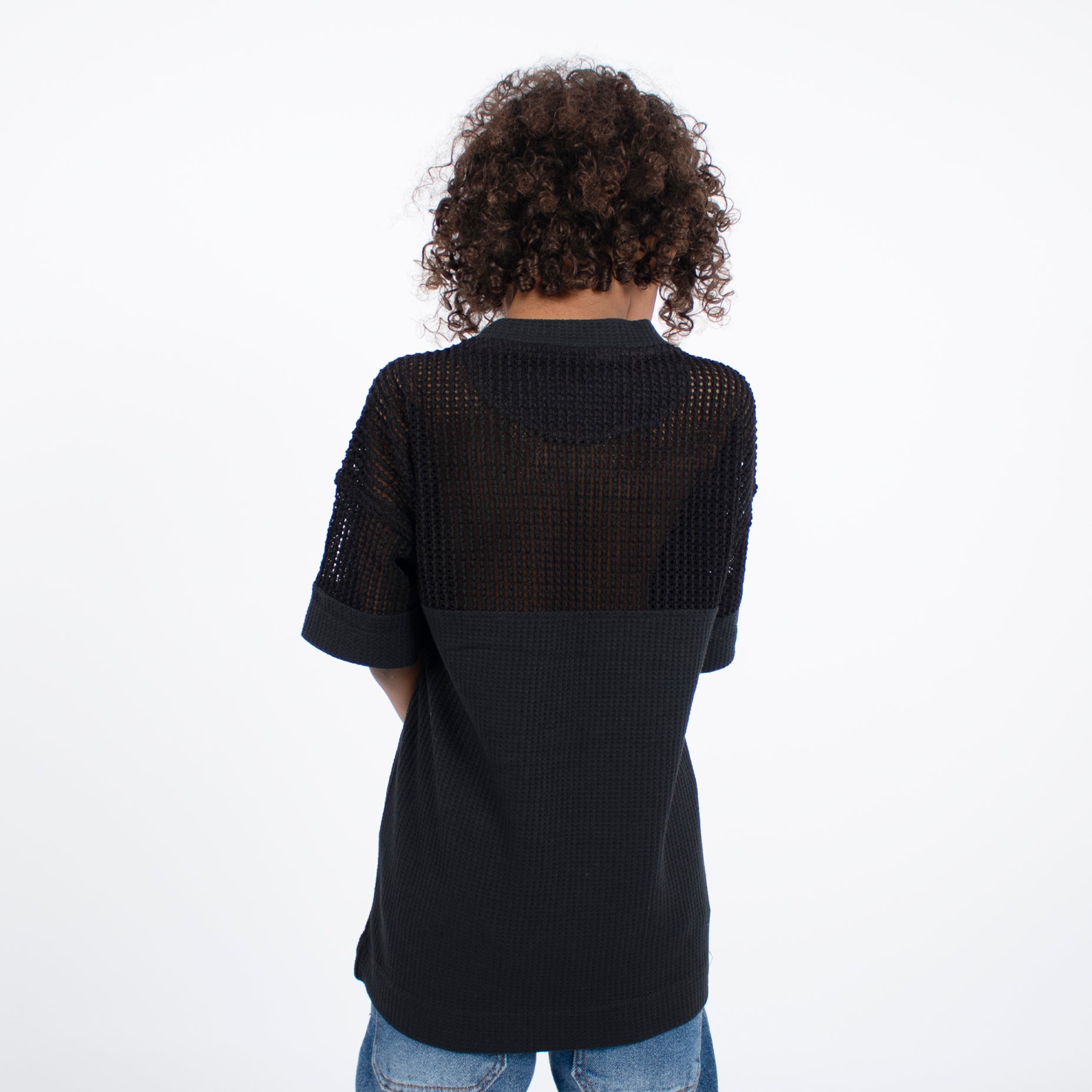 Oversize niño cortes maya negra