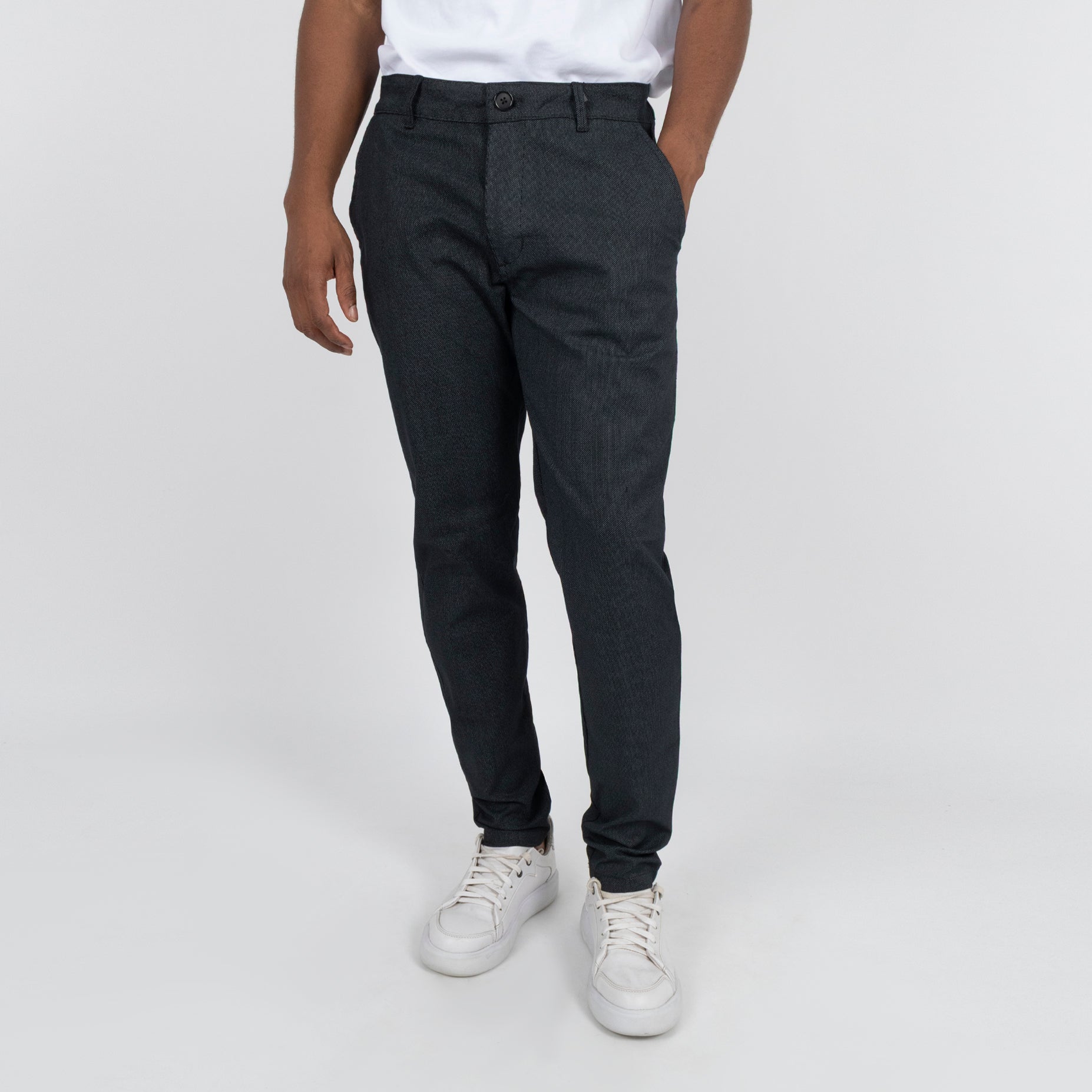 Pantalon hombre en dril negro