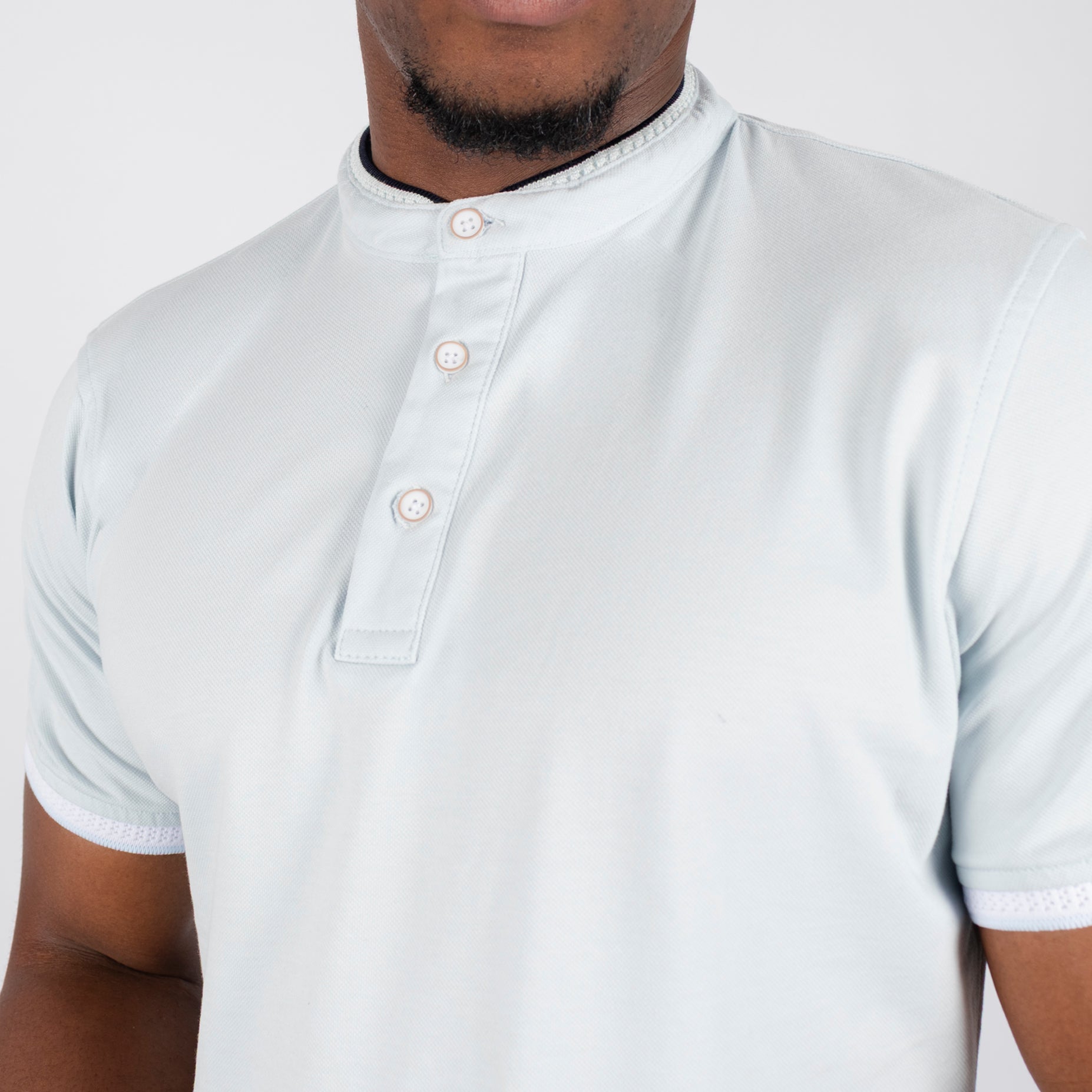 Polo clásico Estambul celeste