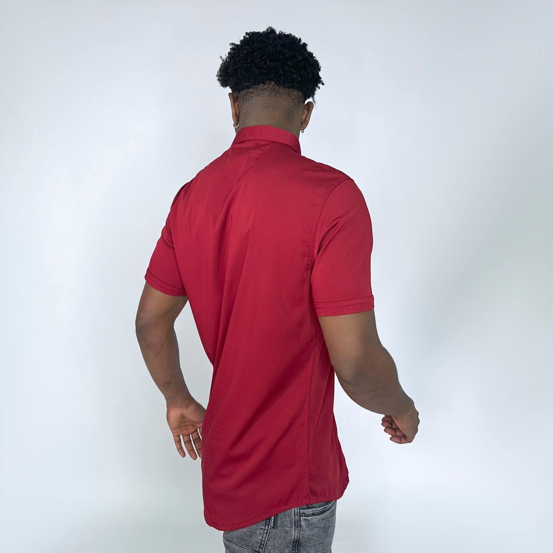 Camisa hombre basica cuello dhalia