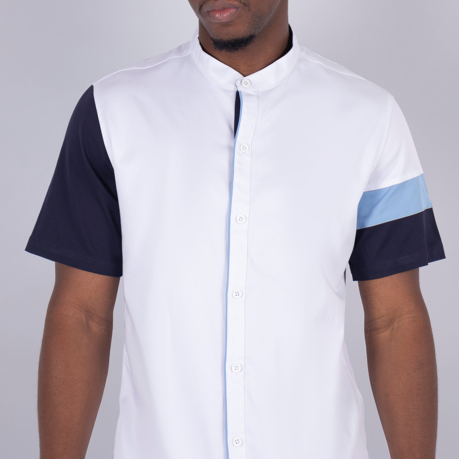 Camisa hombre corte manga