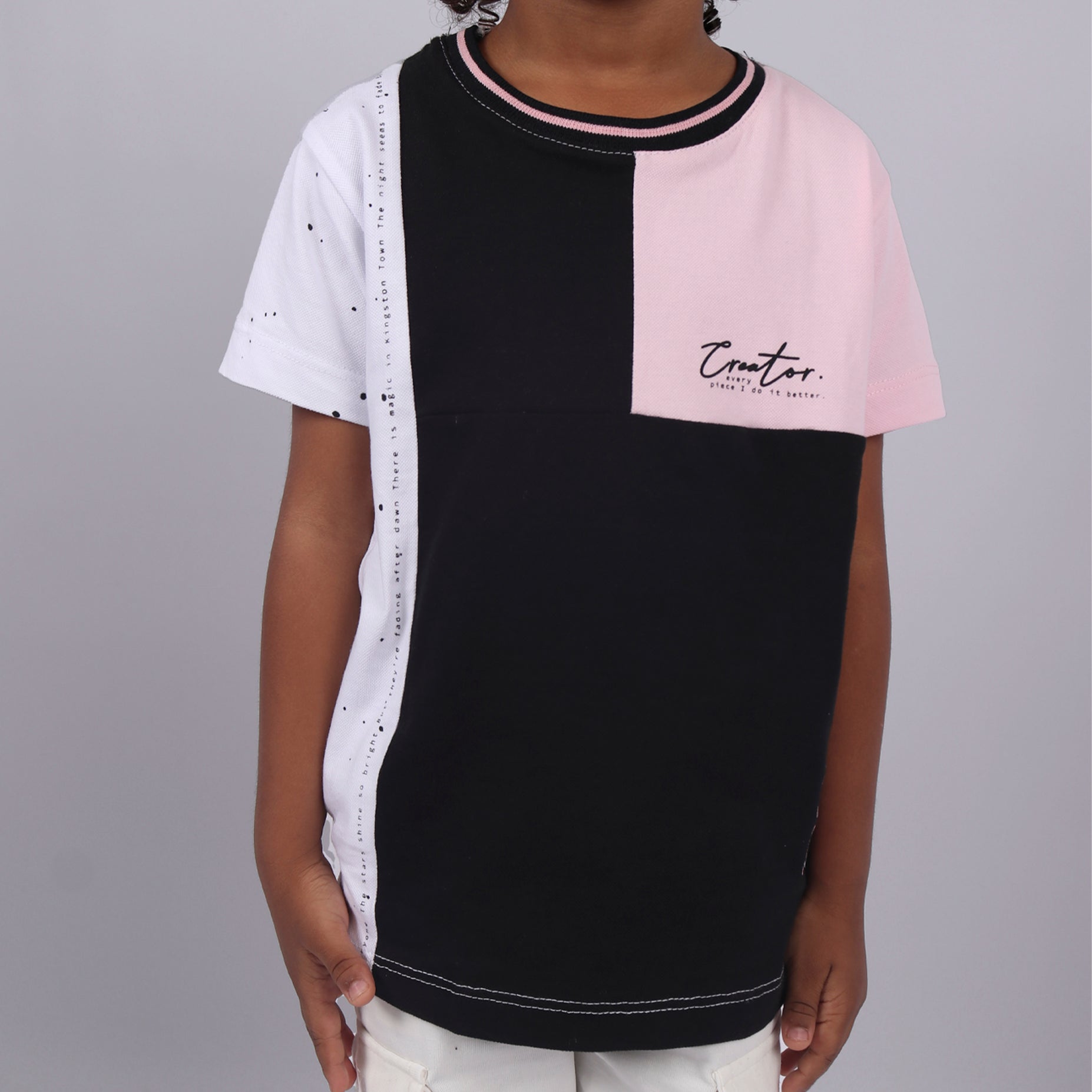 Camiseta niño corte